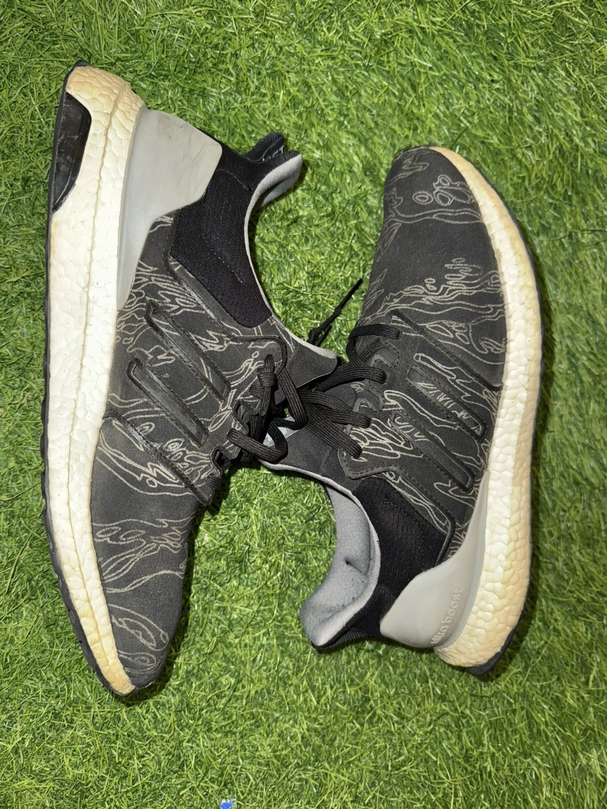 Adidas × Undefeated Adidas Ultra Boost x Undefeated Black Clear Onix Sneakers Size US 9.5 / EU 42-43 - 6 Thumbnail
