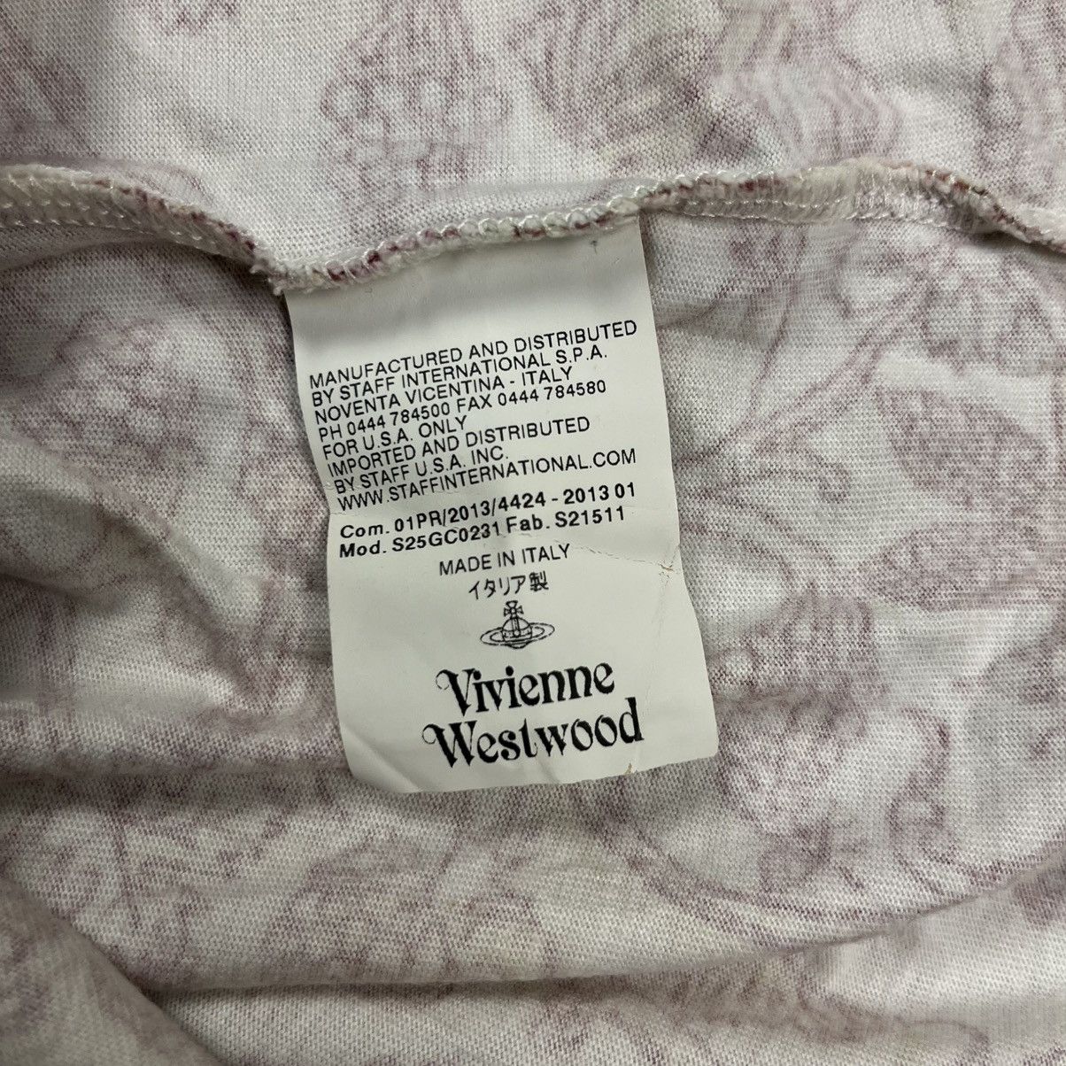 Vivienne Westwood 2013 Vivienne West Wood - Fantasy Floral Center Logo T-Shirt Size US M / EU 48-50 / 2 - 6 Thumbnail