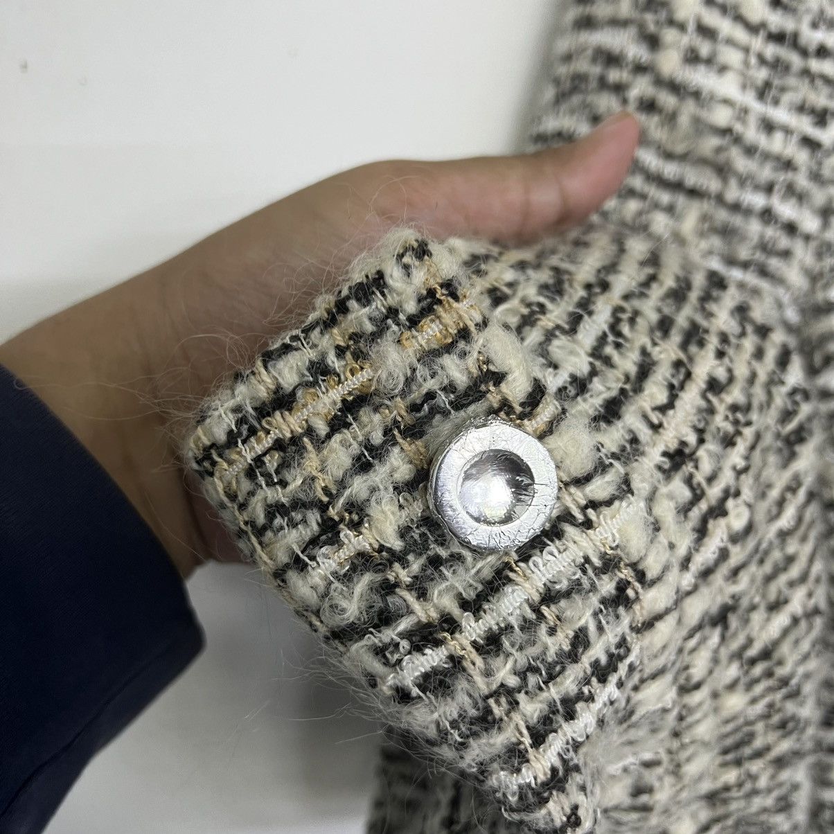 Japanese Brand VINTAGE FINAL STAGE tweed double-breasted blazer Size XS / US 0-2 / IT 36-38 - 7 Thumbnail