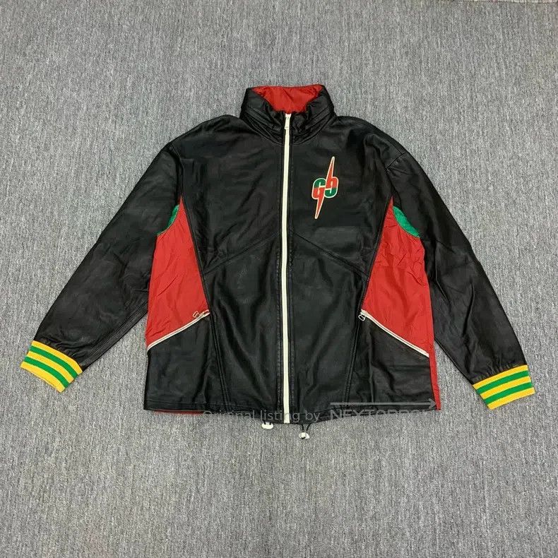 Gucci Gucci Double G stitched leather jacket Size US S / EU 44-46 / 1 - 1 Thumbnail