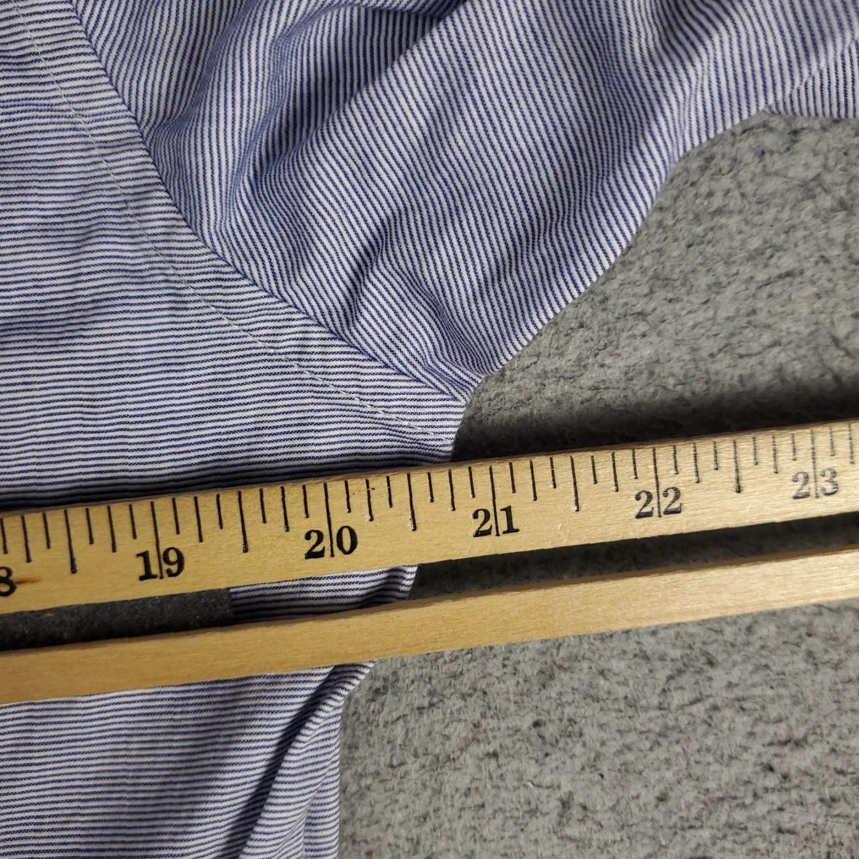 Ted Baker VINTAGE None Shirt Men Size 16 Blue Dress Button Up Long Sleeve Business Casual Formal Wedding Size 42R - 5 Thumbnail