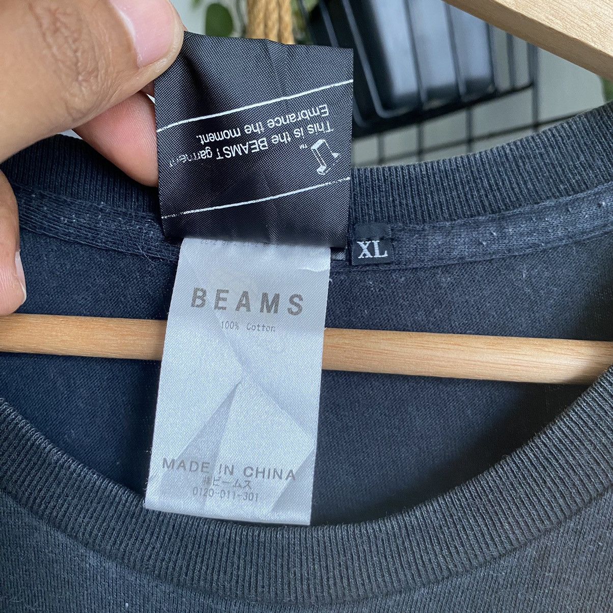 Beams Plus Thrashed Faded Beams Art For Everyday ERD GRUNGE TEE Size US XL / EU 56 / 4 - 5 Thumbnail