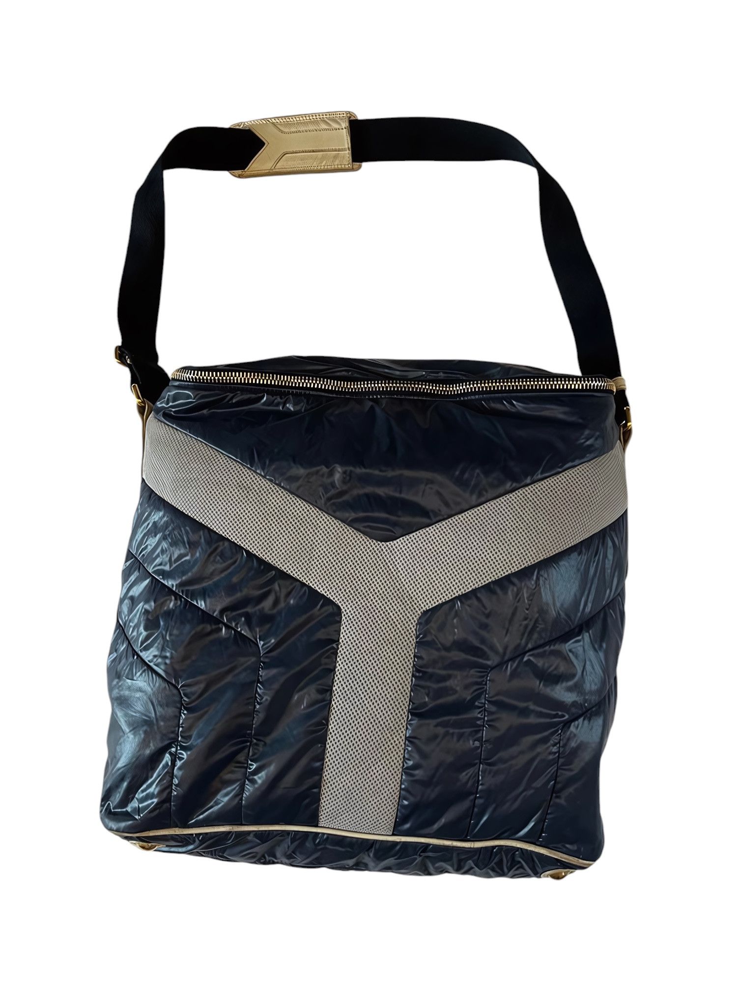 Rive Gauche Large Cross Body Messenger Bag By Tom Ford in Blue, Men's