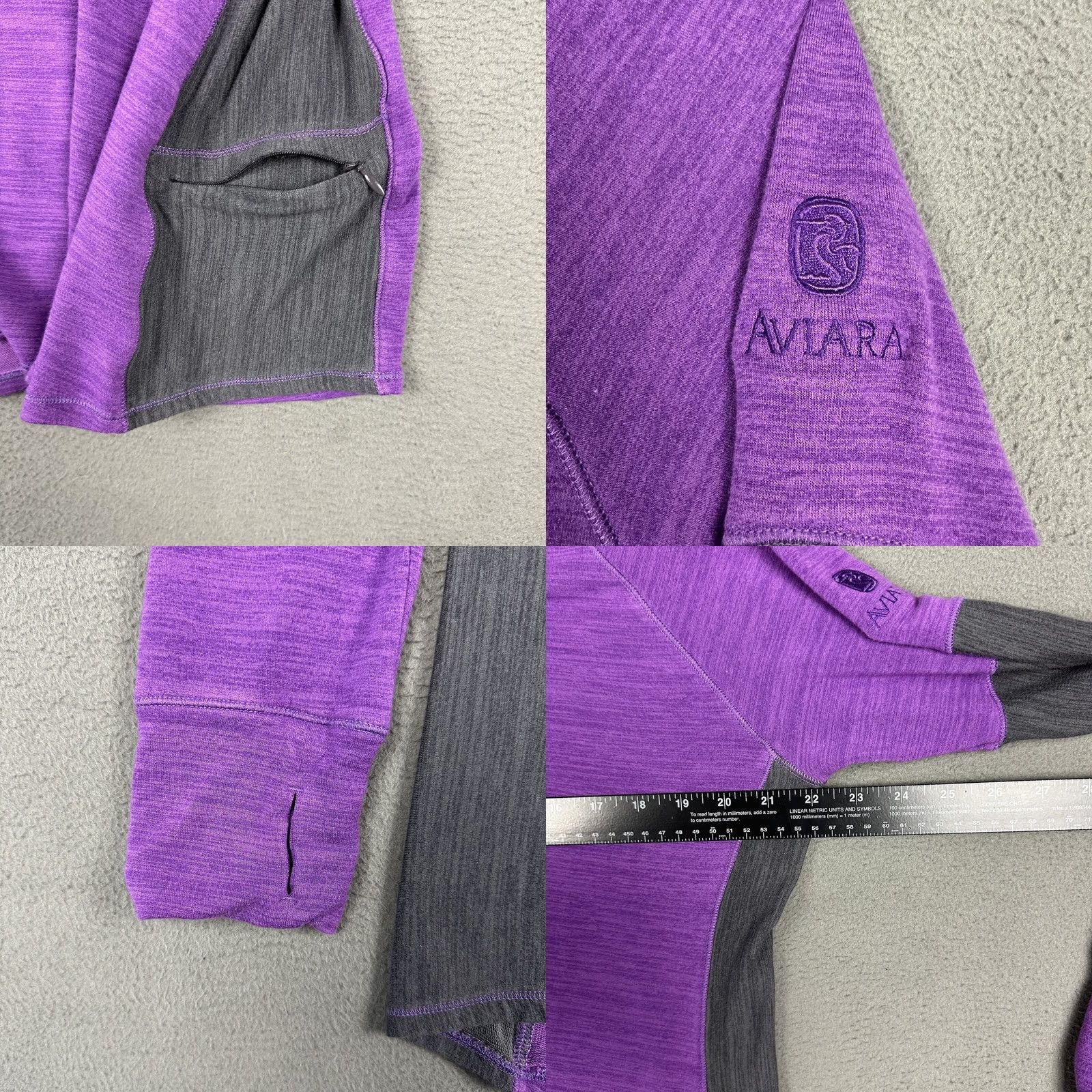 Footjoy FootJoy Hoodie Sweatshirt Women XL Purple French Terry Pullover Cowl Neck Pocket Colorblock Golf Activewear Casual 90s? Size XL / US 12-14 / IT 48-50 - 8 Thumbnail
