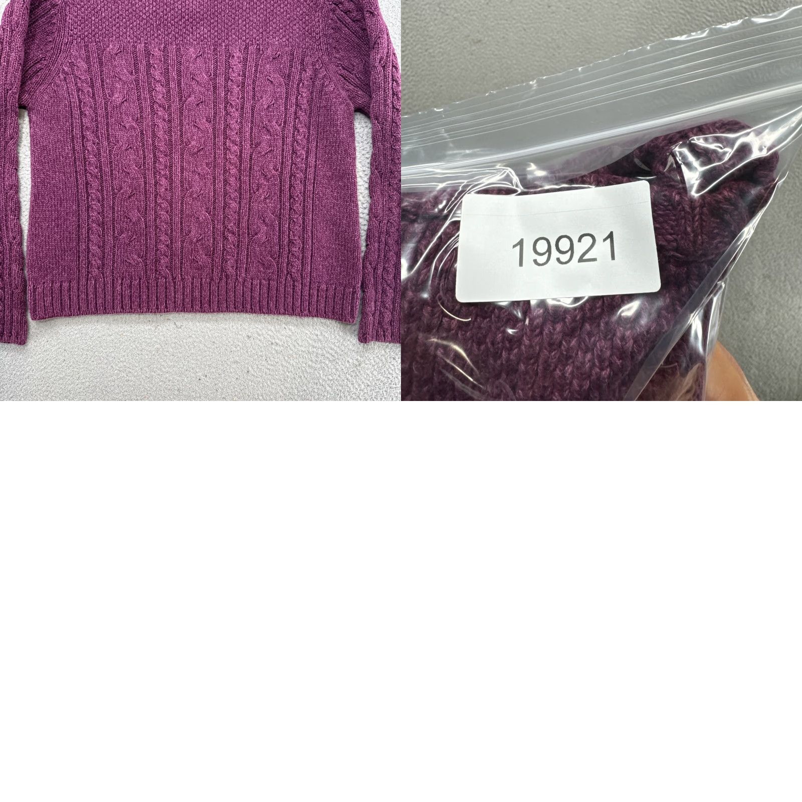 Vintage VINTAGE Cabela’s Sweater Cable Knit Maroon 100% Cotton Womens SZ M Cottage Knit Shirt Womens M Red Cable-Knit Pullover 90s Festival Women Size M / US 6-8 / IT 42-44 - 8 Thumbnail