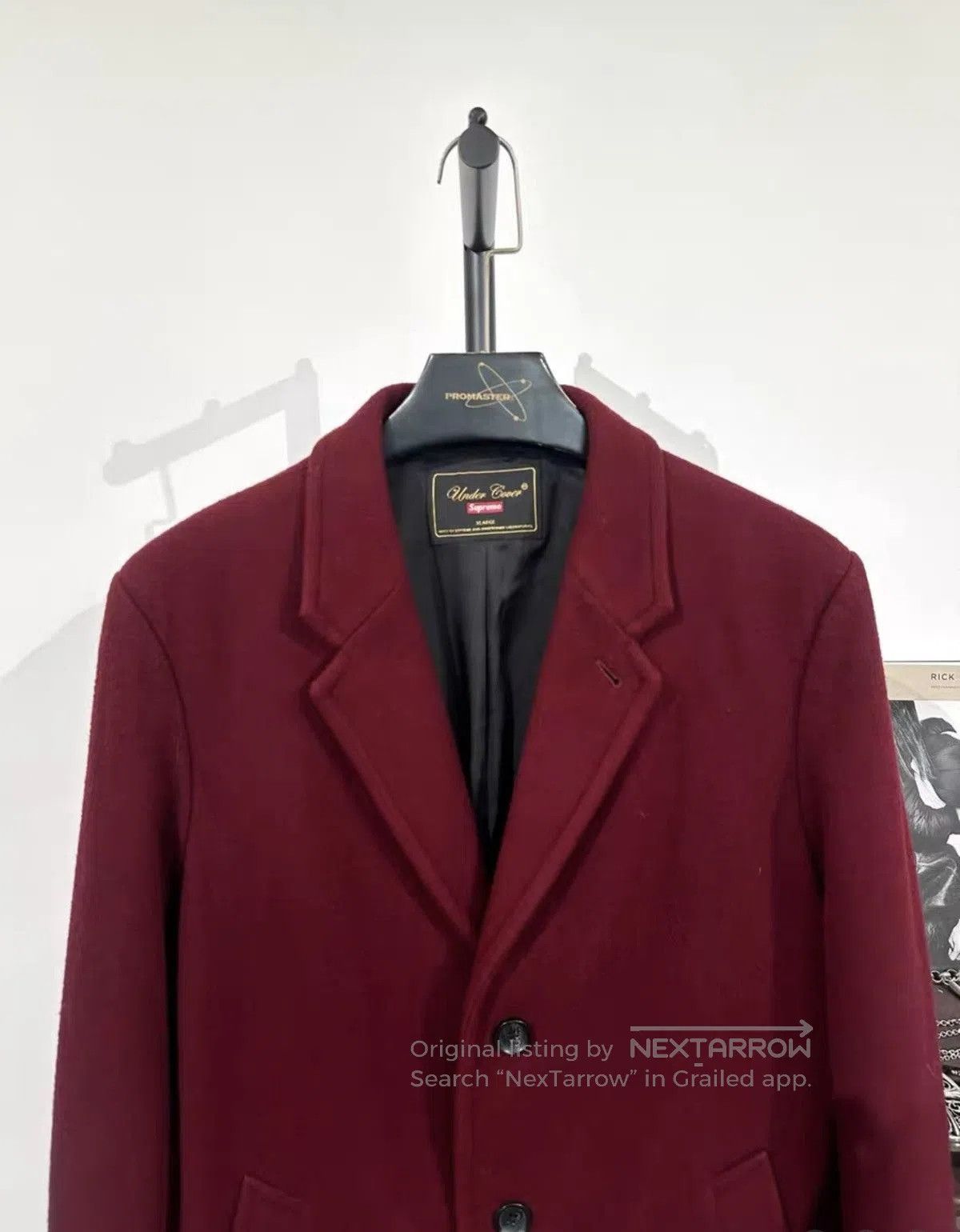 Supreme Red XL Coat with Graphic Patches. Size US XL / EU 56 / 4 - 3 Thumbnail