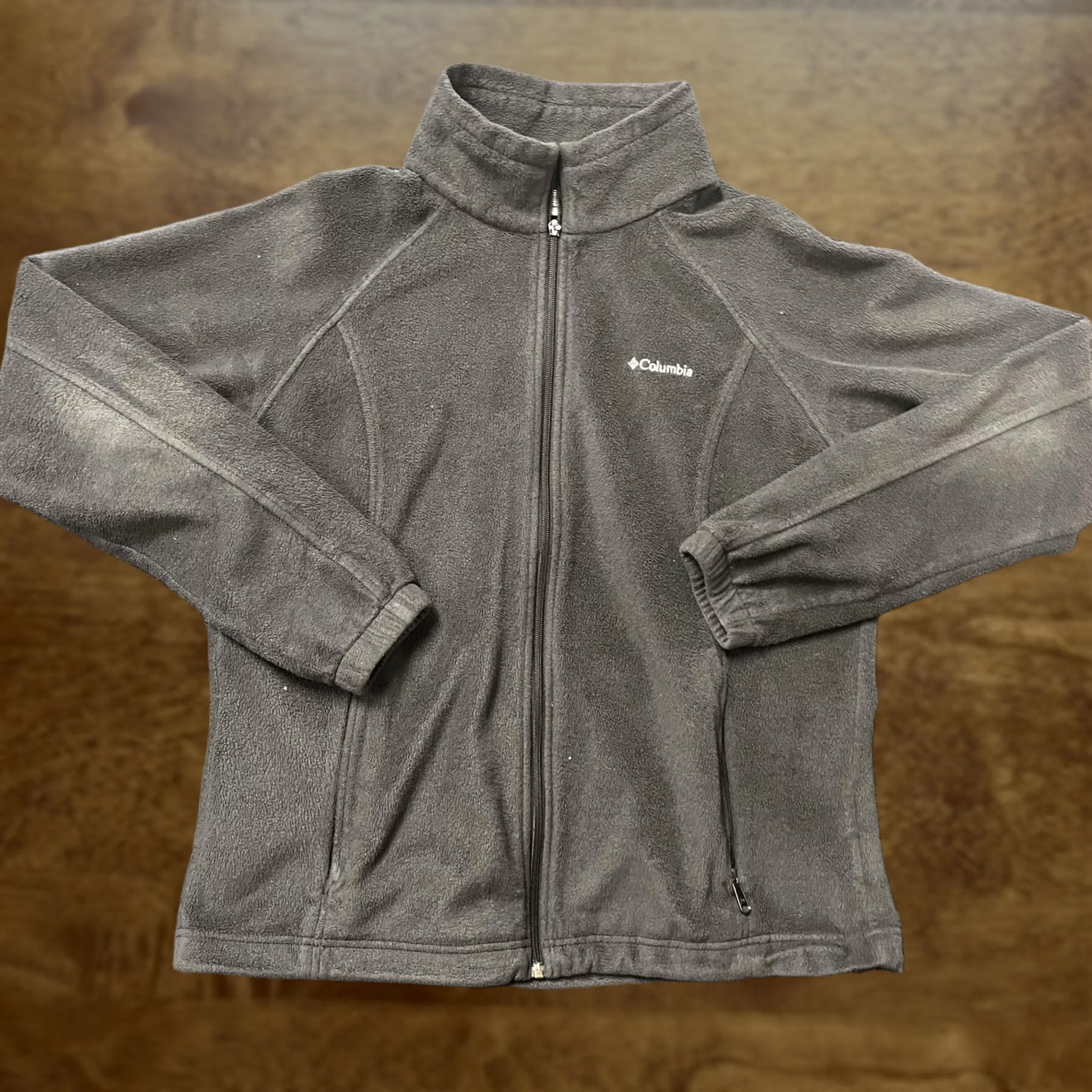 Vintage Columbia Fleece Womens XL Gray Full Zip Pockets Casual Outdoor Warm Jacket Size XL / US 12-14 / IT 48-50 - 1 Thumbnail