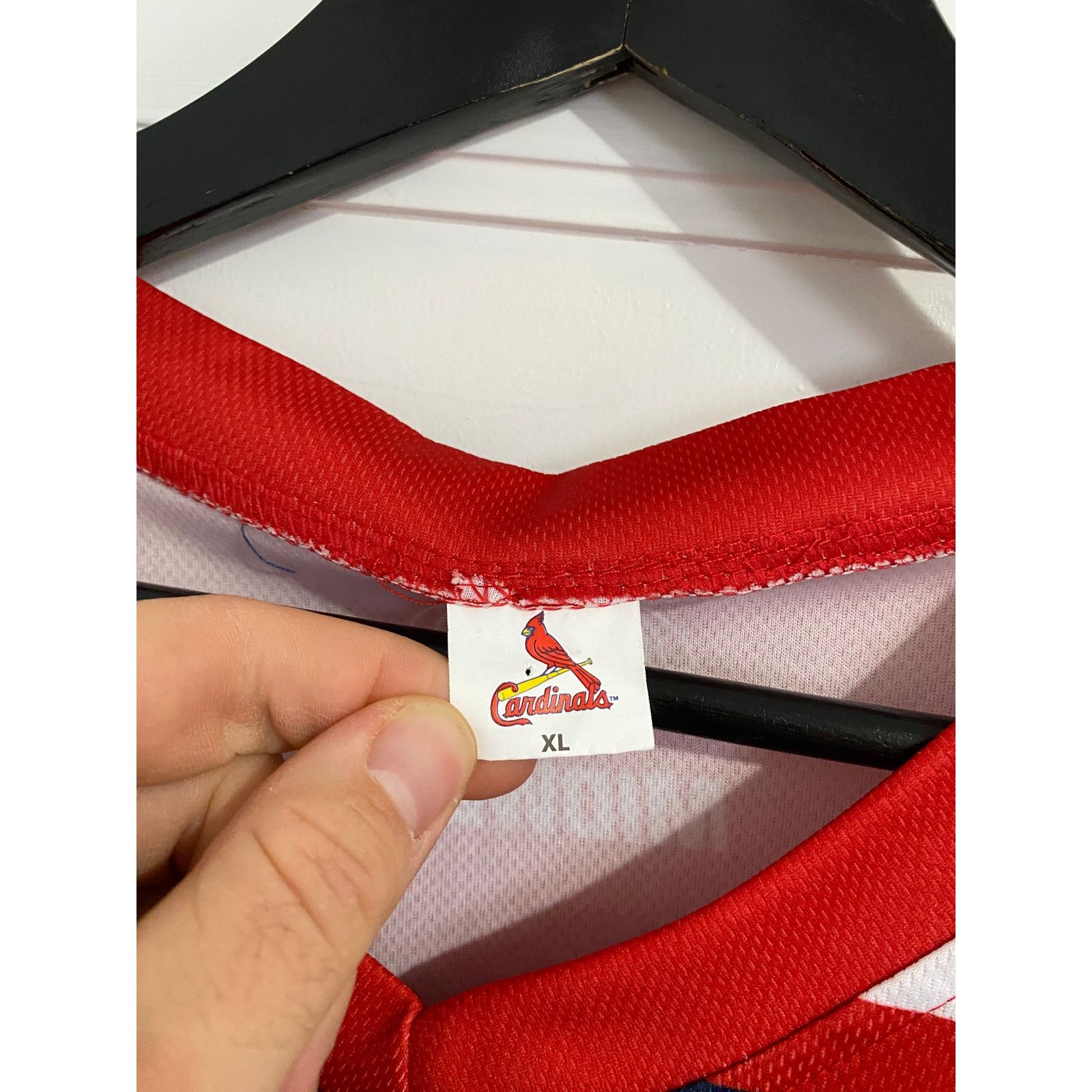 MLB St. Louis Cardinals Hockey Style Jersey Adult Size XL Size US XL / EU 56 / 4 - 3 Thumbnail