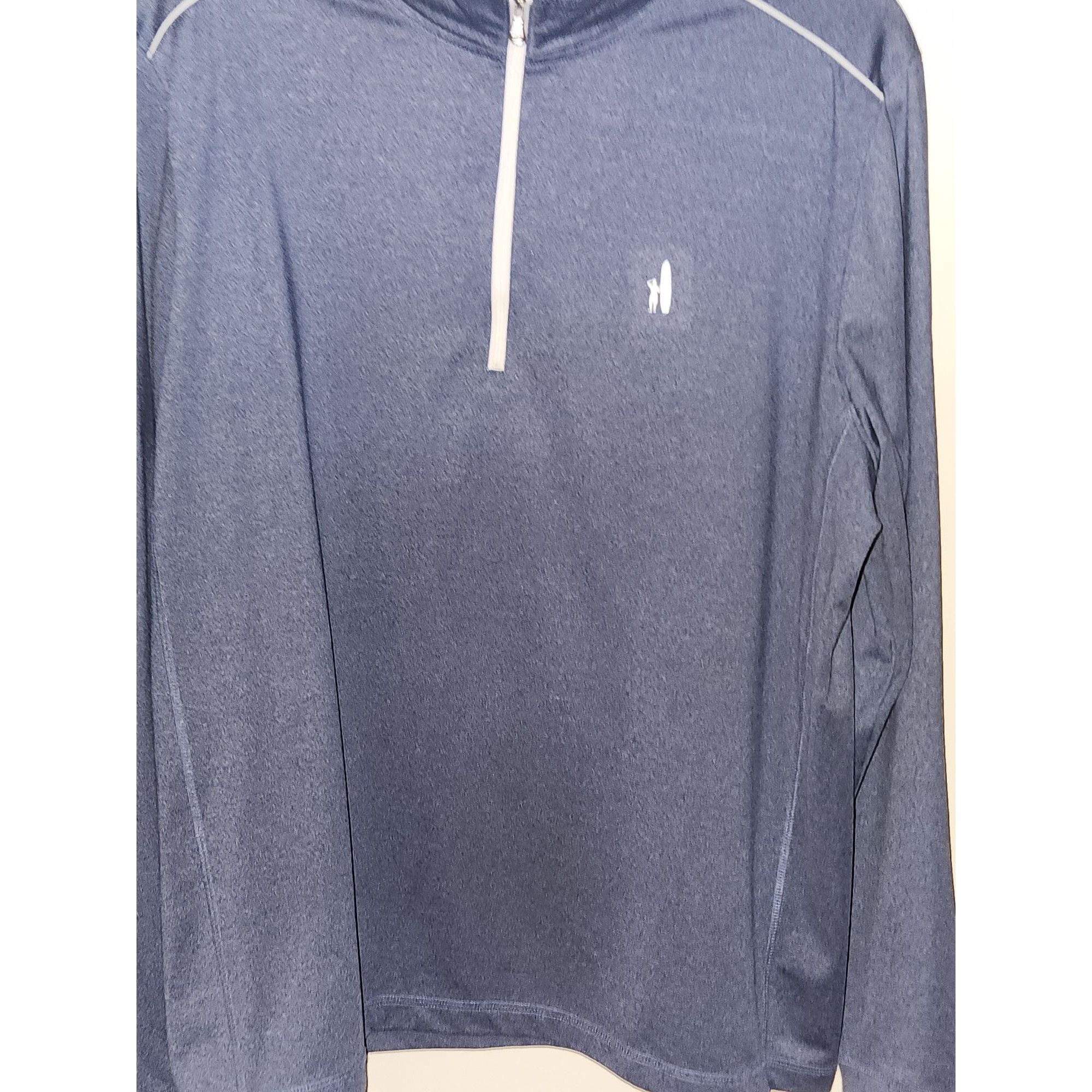 Designer Johnnie-O Mens Long Sleeve Quarter-Zip Performance Shirt L P Size US L / EU 52-54 / 3 - 6 Thumbnail