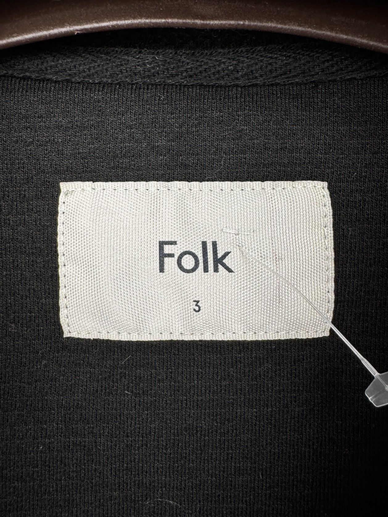Folk Folk 1/4 Zip Black Jumper Mens Size M Sweater Size US M / EU 48-50 / 2 - 9 Thumbnail