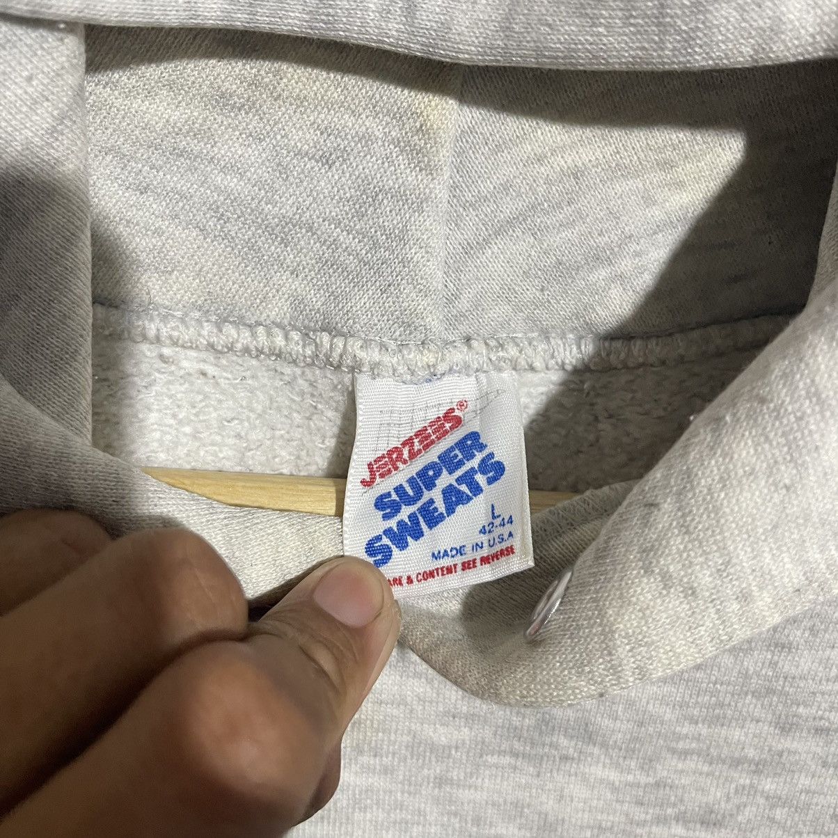 Jerzees Vintage 90s Jerzees Super Sweats Hoodie /Sagawa Mitaka Promo Size US L / EU 52-54 / 3 - 7 Thumbnail
