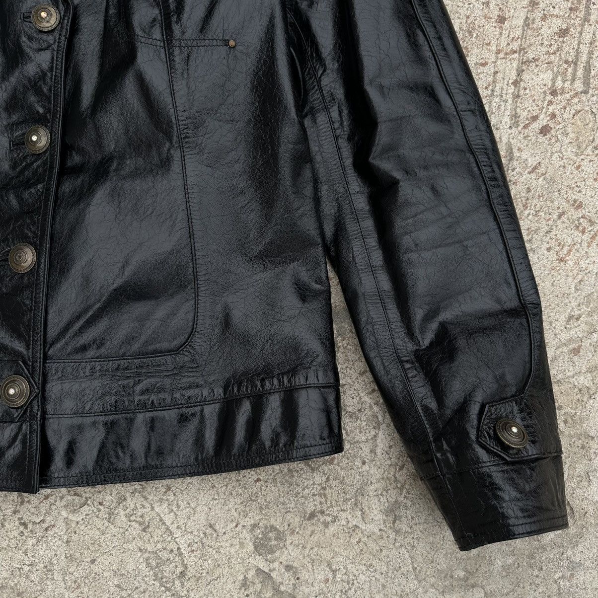 Japanese Brand Vintage Japanese Style Macrevis Leather Jacket Y2K 00s USA Size L / US 10 / IT 46 - 8 Thumbnail