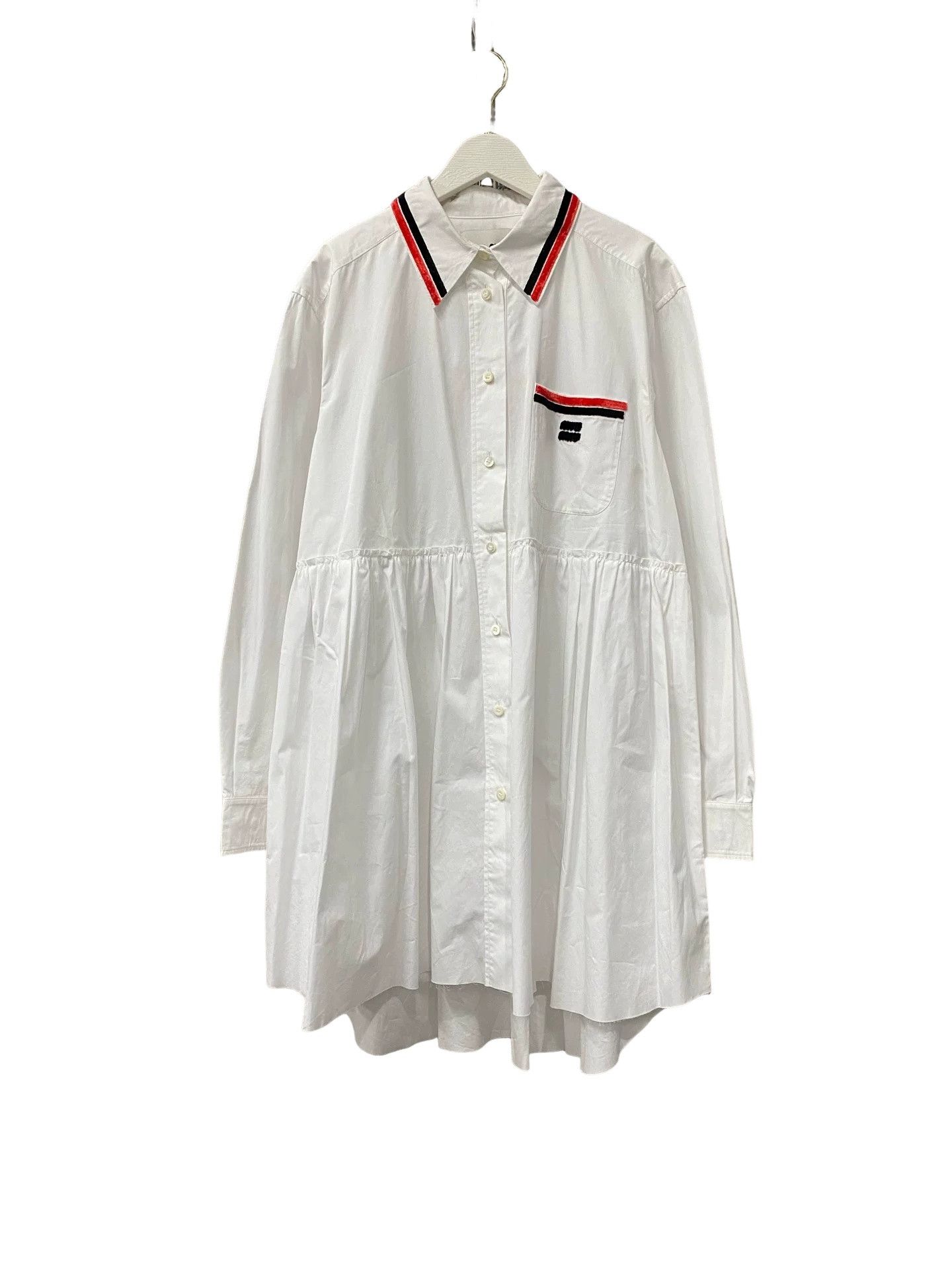 Miu Miu Miu Miu Striped Collar Shirt Dress Size 40 Size S / US 4 / IT 40 - 1 Thumbnail
