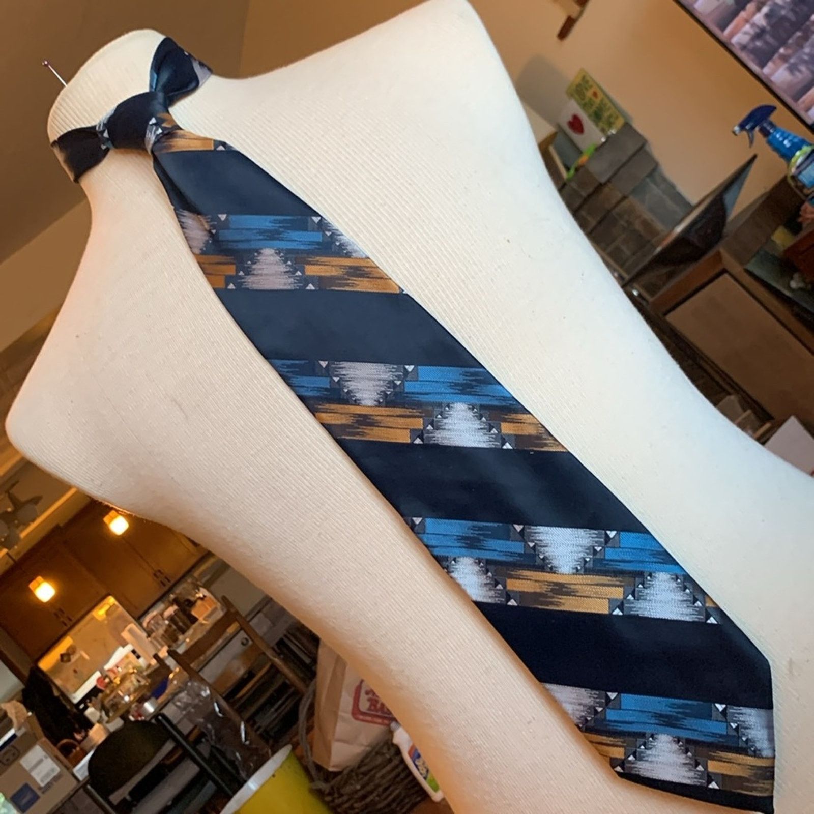 Pierre Balmain Pierre Balmain vintage 70’s modernist abstract necktie Size ONE SIZE - 6 Thumbnail