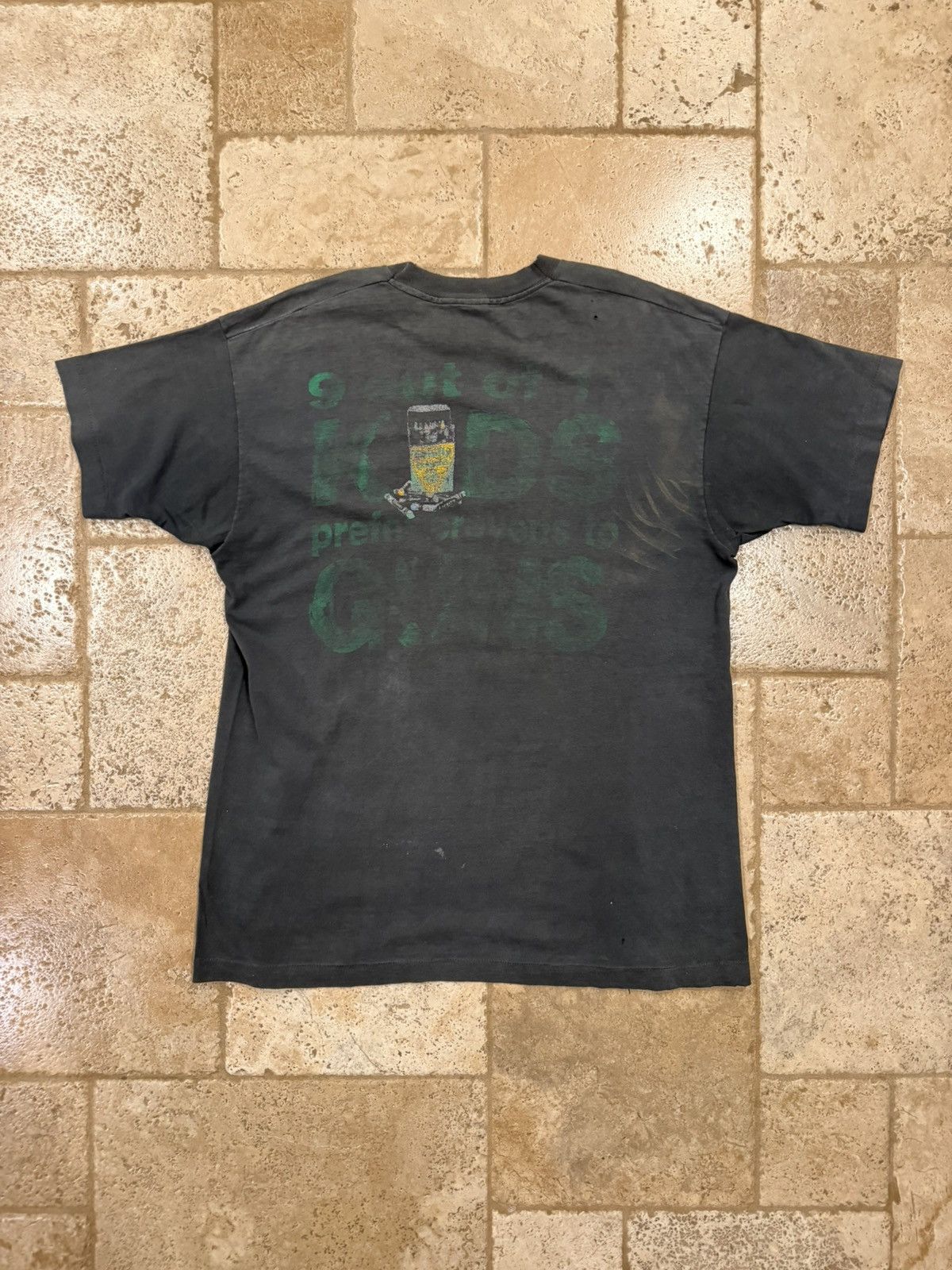 Vintage Vintage Pearl Jam Choices Crayons 1992 Faded Band Tour Tee Size US XL / EU 56 / 4 - 10 Thumbnail