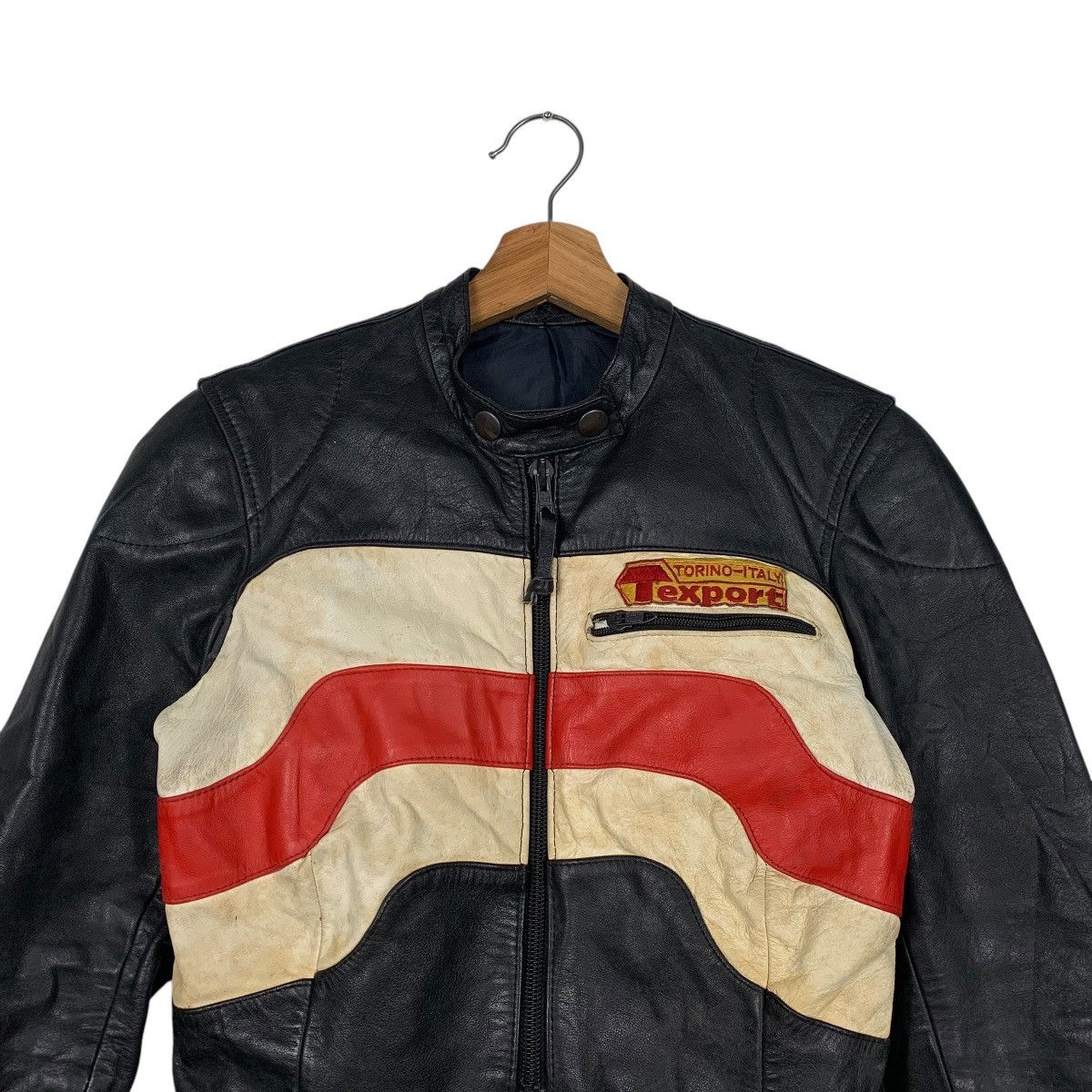 Sports Specialties Italian Texport Motorcycle Riding Leather Jacket Size XS / US 0-2 / IT 36-38 - 2 Thumbnail