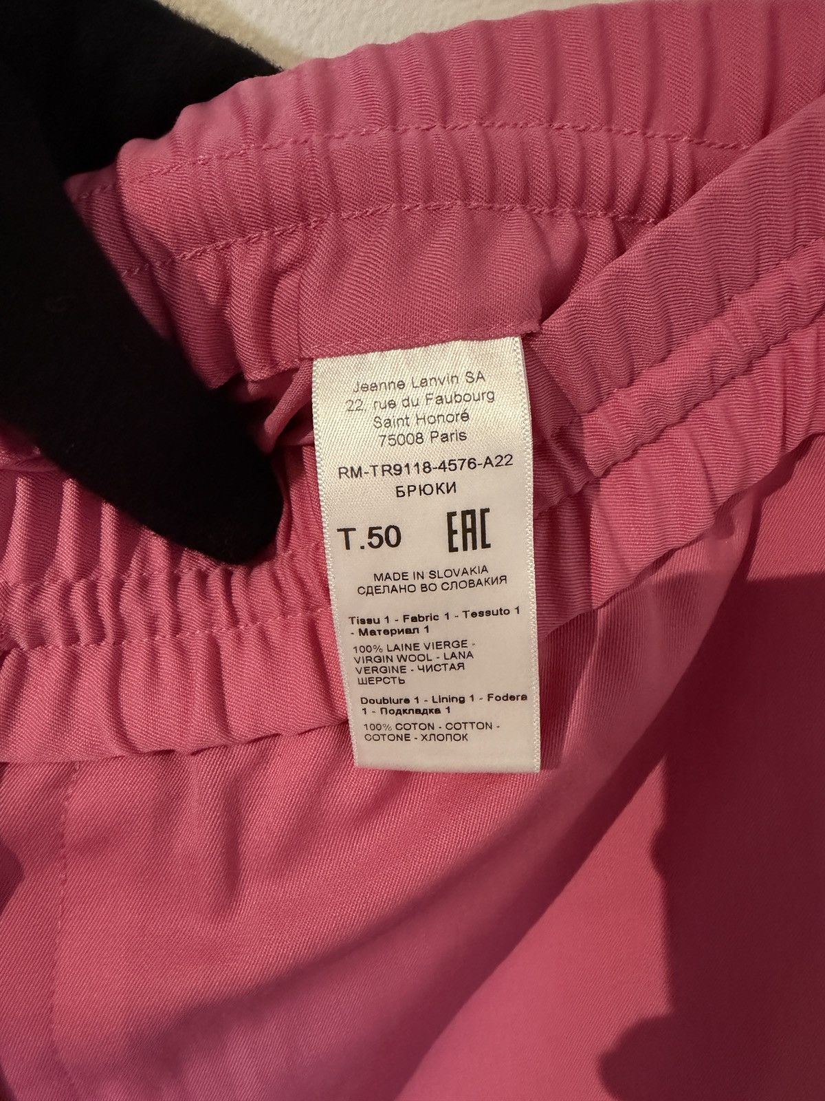 Lanvin Lanvin Pink Longshort Size US 33 - 9 Thumbnail
