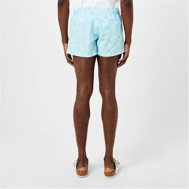 Versace o1g2r1mq0824 Barocco Swim Shorts in Light Blue Size US 38 / EU 54 - 5 Thumbnail