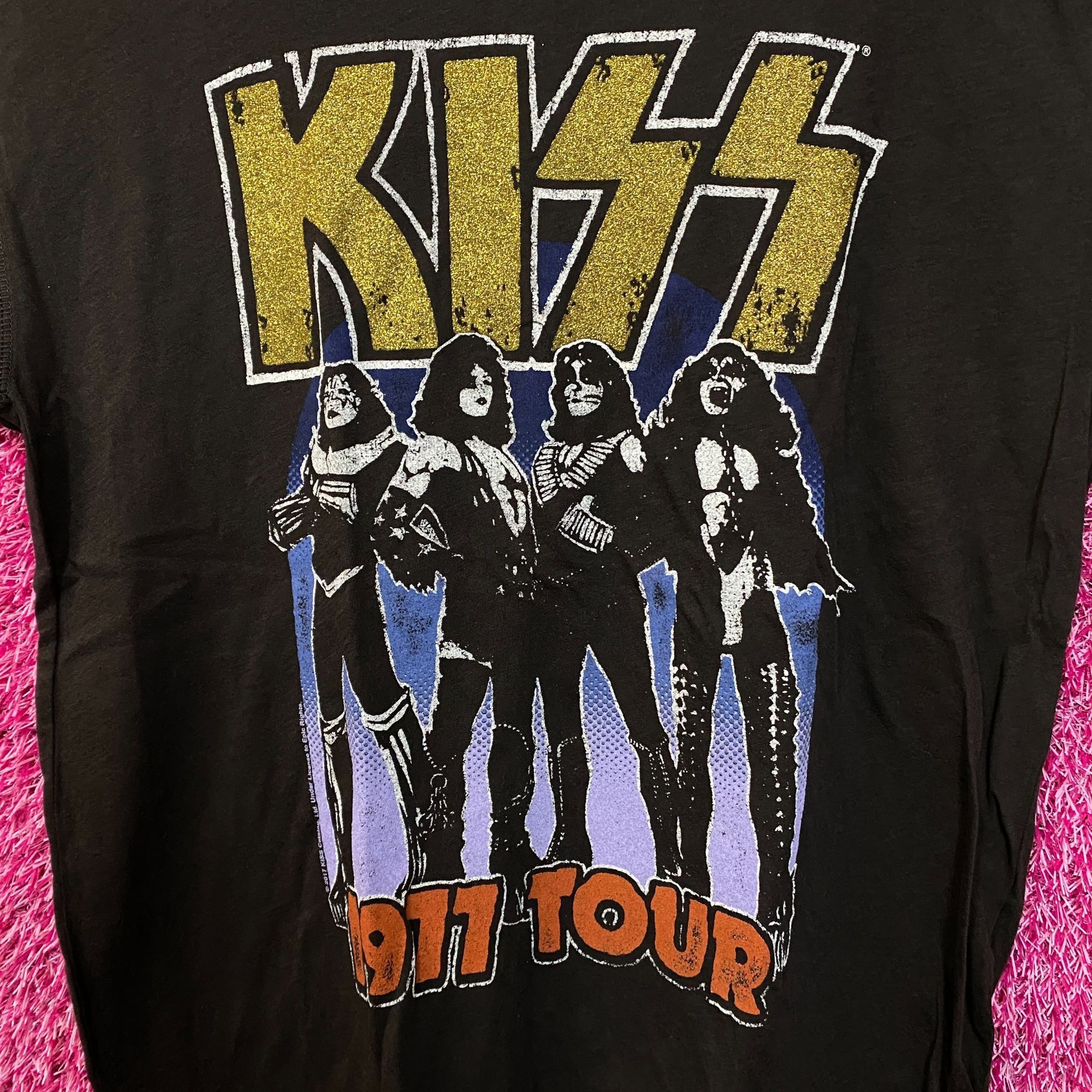 KISS Kiss Pit Tour Rock Women's Tshirt size small Size US S / EU 44-46 / 1 - 2 Thumbnail