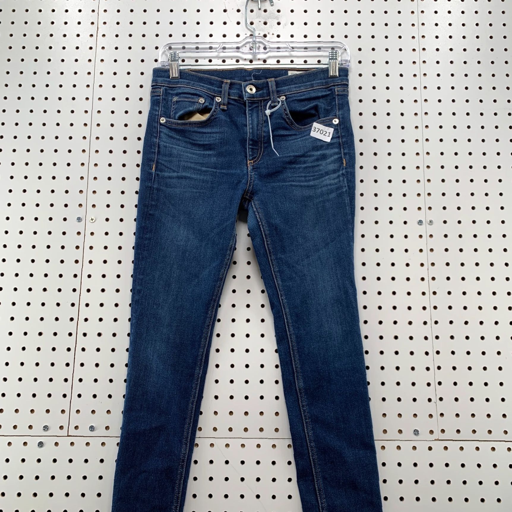 Rag & Bone rag & bone Skinny Ankle Denim Jeans Womens Size 27 Blue Stretch fits 28x27 Denim Jeans Womens 27 Rag & Bone Skinny Ankle Blue Stretch Womens 27 Size 27" / US 4 / IT 40 - 2 Thumbnail