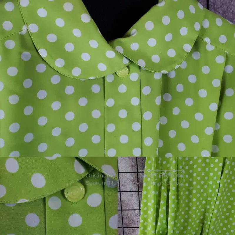 Dior Dior Green Polka Dot Long Sleeve Shirt . Size M / US 6-8 / IT 42-44 - 6 Thumbnail
