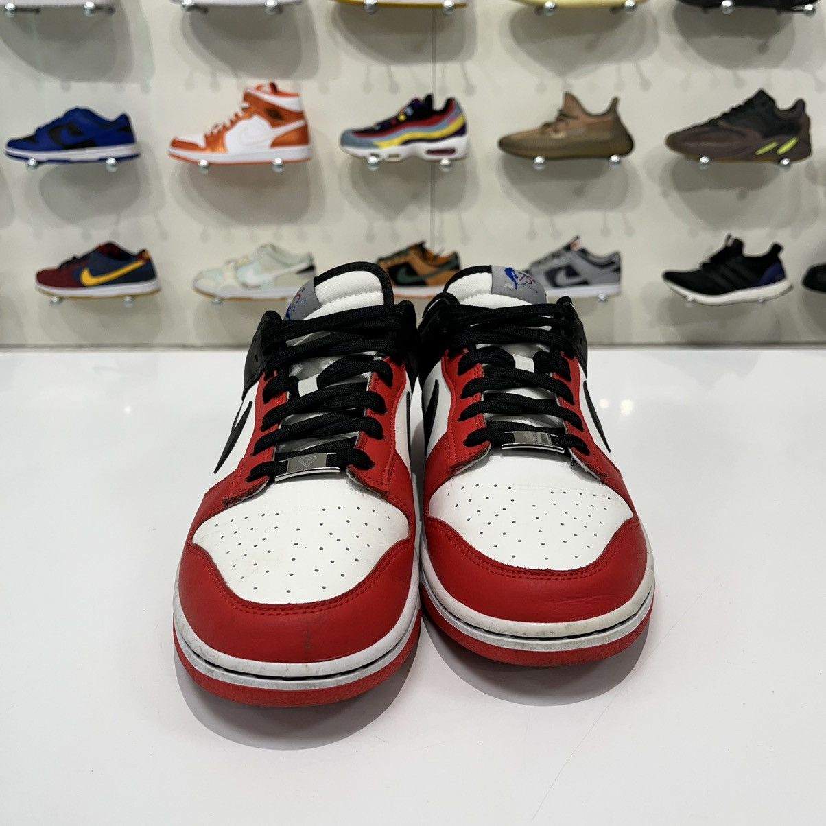 Nike Nike Dunk Low EMB NBA 75th Anniversary Chicago Size US 11.5 / EU 44-45 - 9 Thumbnail