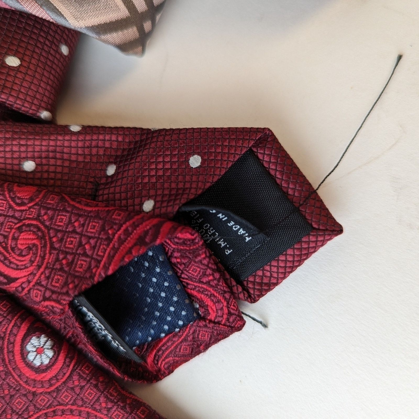 Van Heusen Bundle of Red Ties Size ONE SIZE - 4 Thumbnail