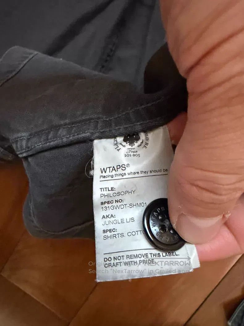 Wtaps Wtaps Black Four-Pocket Shirt Size US M / EU 48-50 / 2 - 3 Thumbnail