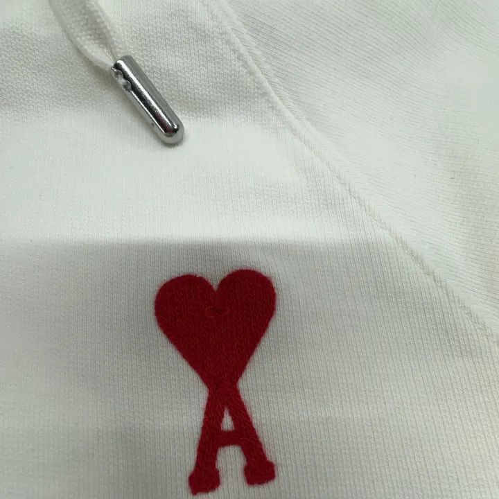 AMI AMIPARIS SS23 Red Heart Casual Hoodie -2507 Size US L / EU 52-54 / 3 - 8 Thumbnail