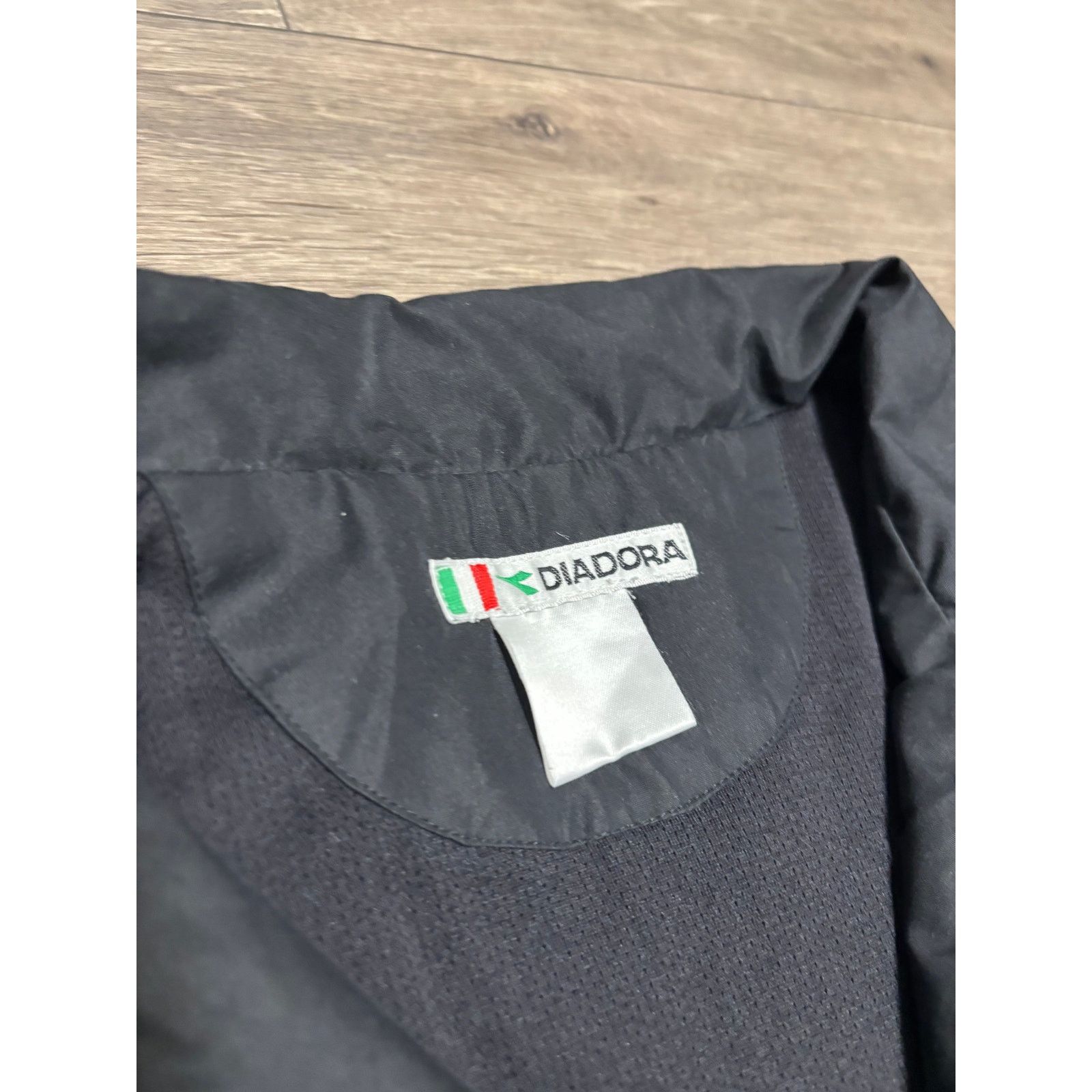 Diadora × Vintage Vintage Diadora Tracksuit Black Blue Sz XL 90s Size US XL / EU 56 / 4 - 5 Thumbnail