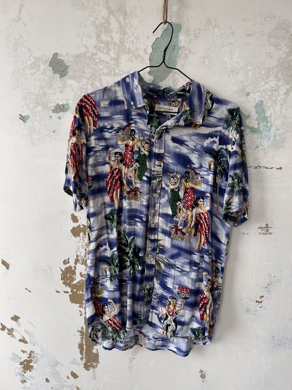 Other VINTAGE HAWAIIAN COTTON LINE SHIRT Size US M / EU 48-50 / 2 - 1 Thumbnail