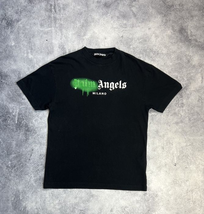 MILANO SPRAYED T-SHIRT on Sale - Palm Angels® Official