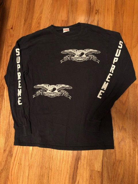 Supreme Supreme x Antihero L/S T-Shirt | Grailed