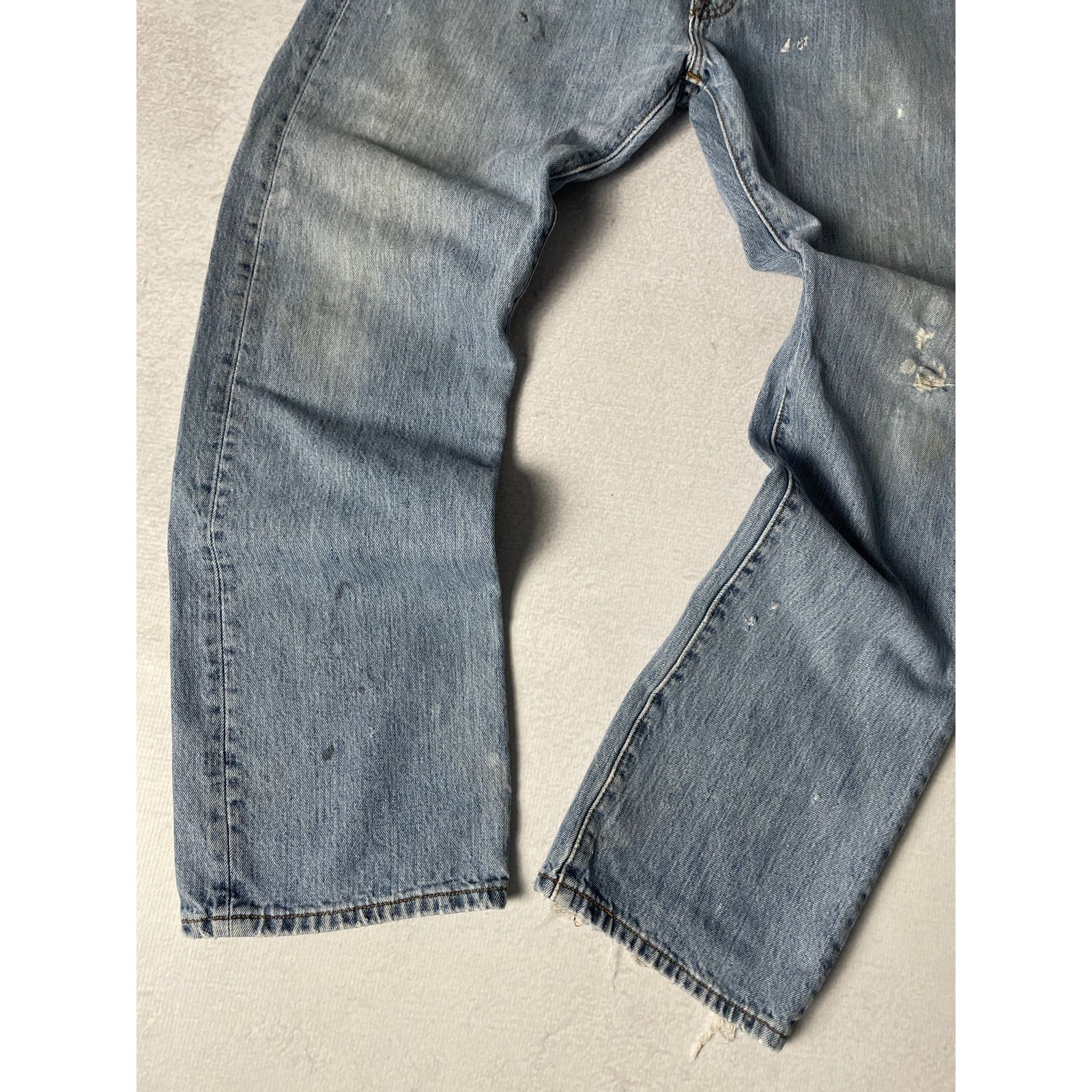 Levi's Vintage Levis Blue Perowned Denim Jeans - Men's 38Wx32L Size 38" / US 16 / IT 52 - 3 Thumbnail