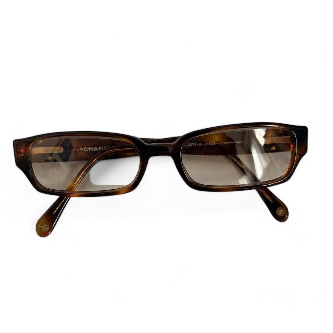 Chanel Chanel - Vintage Leo Print Glasses Brown Size ONE SIZE - 8 Thumbnail