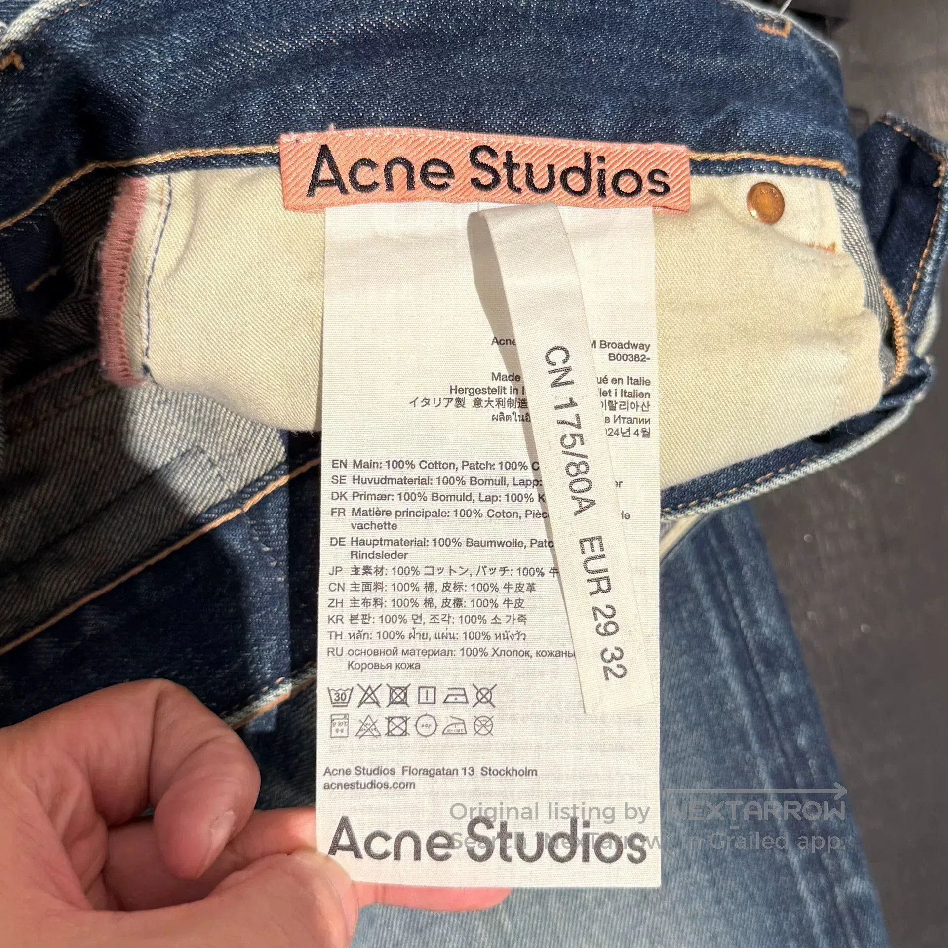 Acne Studios acne studios water. Size 24" / US 00 / IT 34 - 7 Thumbnail