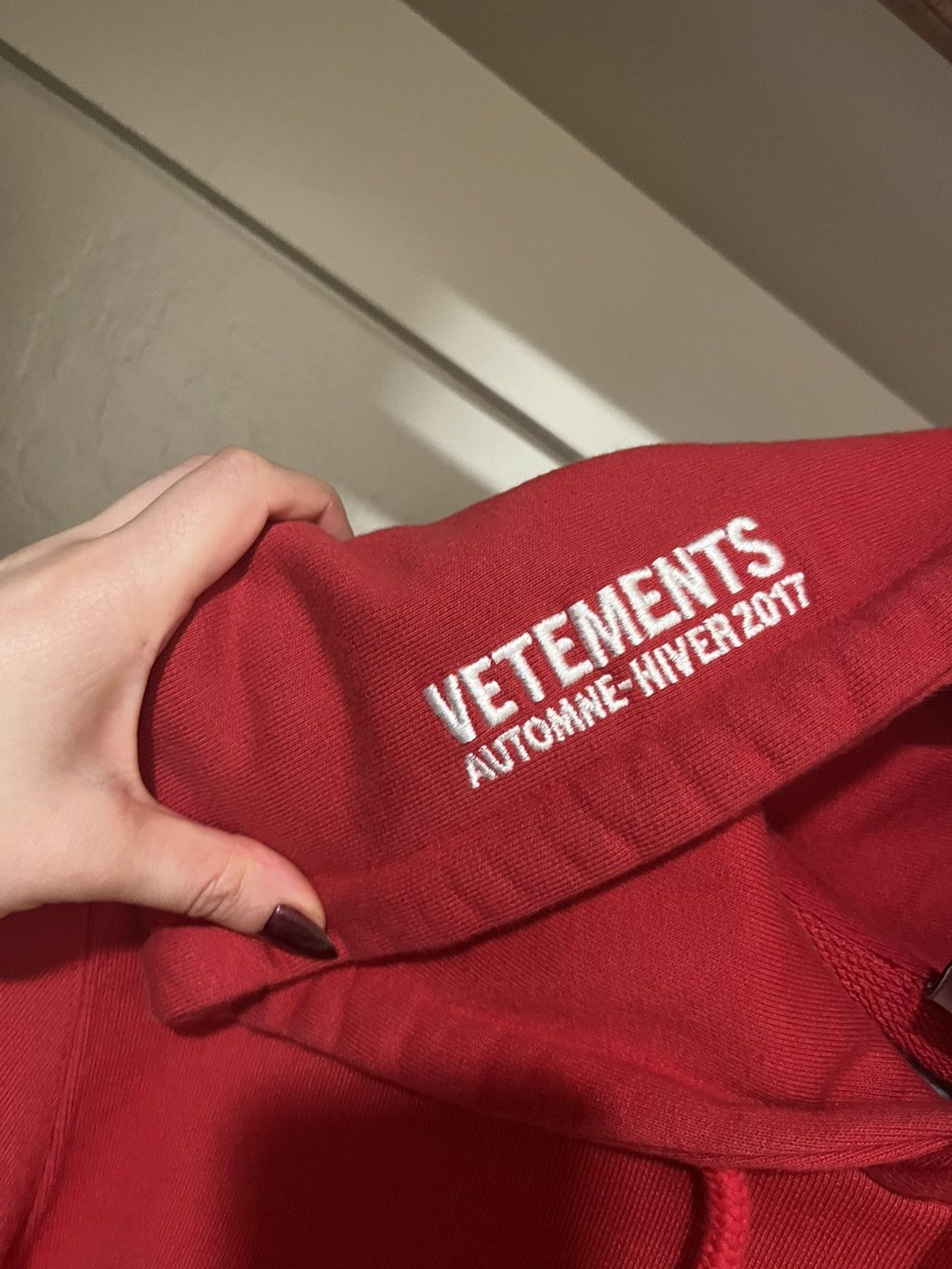 Vetements Vetements FW 2017 Eleven Inch Gun Club Women's Hoodie Size S / US 4 / IT 40 - 3 Thumbnail