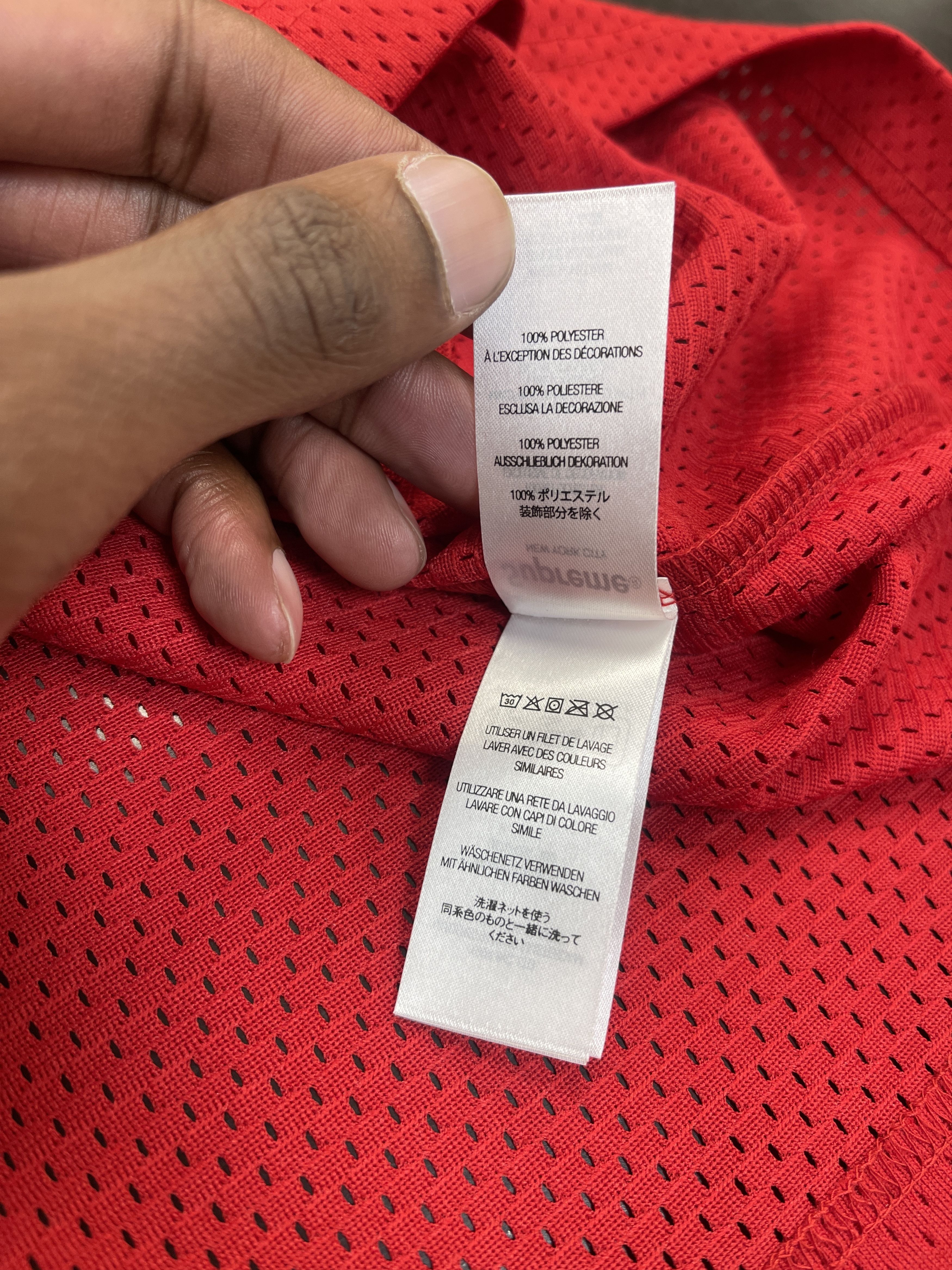 Supreme Supreme Bones Football Jersey FW25 Red Size US M / EU 48-50 / 2 - 6 Thumbnail