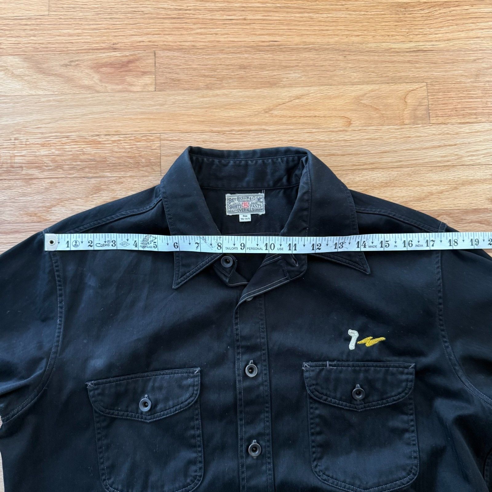 Buzz Rickson's Buzz Rickson's Herringbone Embroidered 7th Sons Work Shirt Size US L / EU 52-54 / 3 - 6 Thumbnail