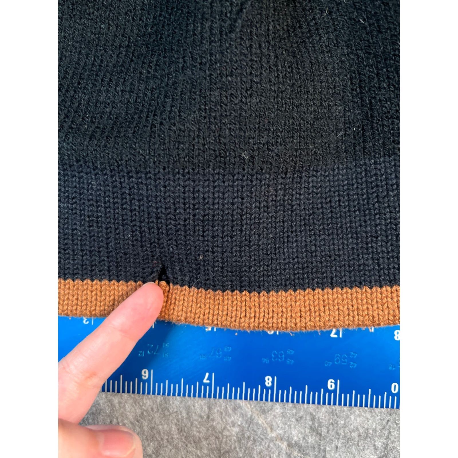 Vintage Washington Capitals Beanie Adult One Size Black Knit Cotton Blend 30 Seasons Size ONE SIZE - 6 Thumbnail