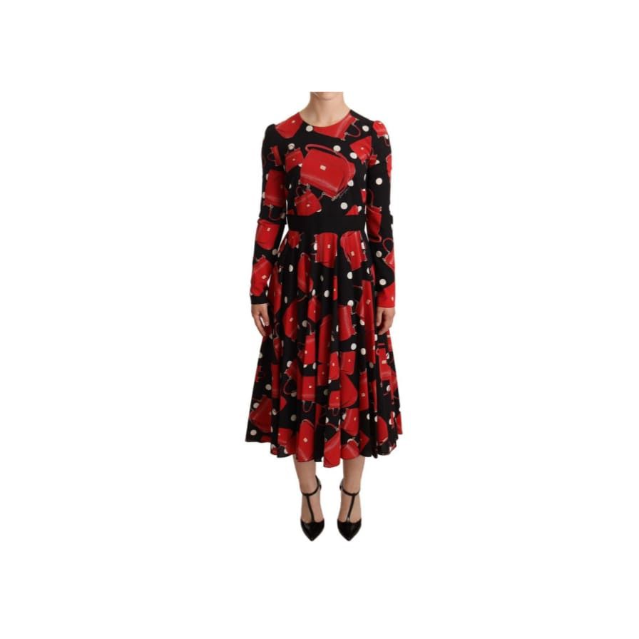 Dolce & Gabbana o1y0825 Midi Dress in Multicolor Size XS / US 0-2 / IT 36-38 - 1 Thumbnail