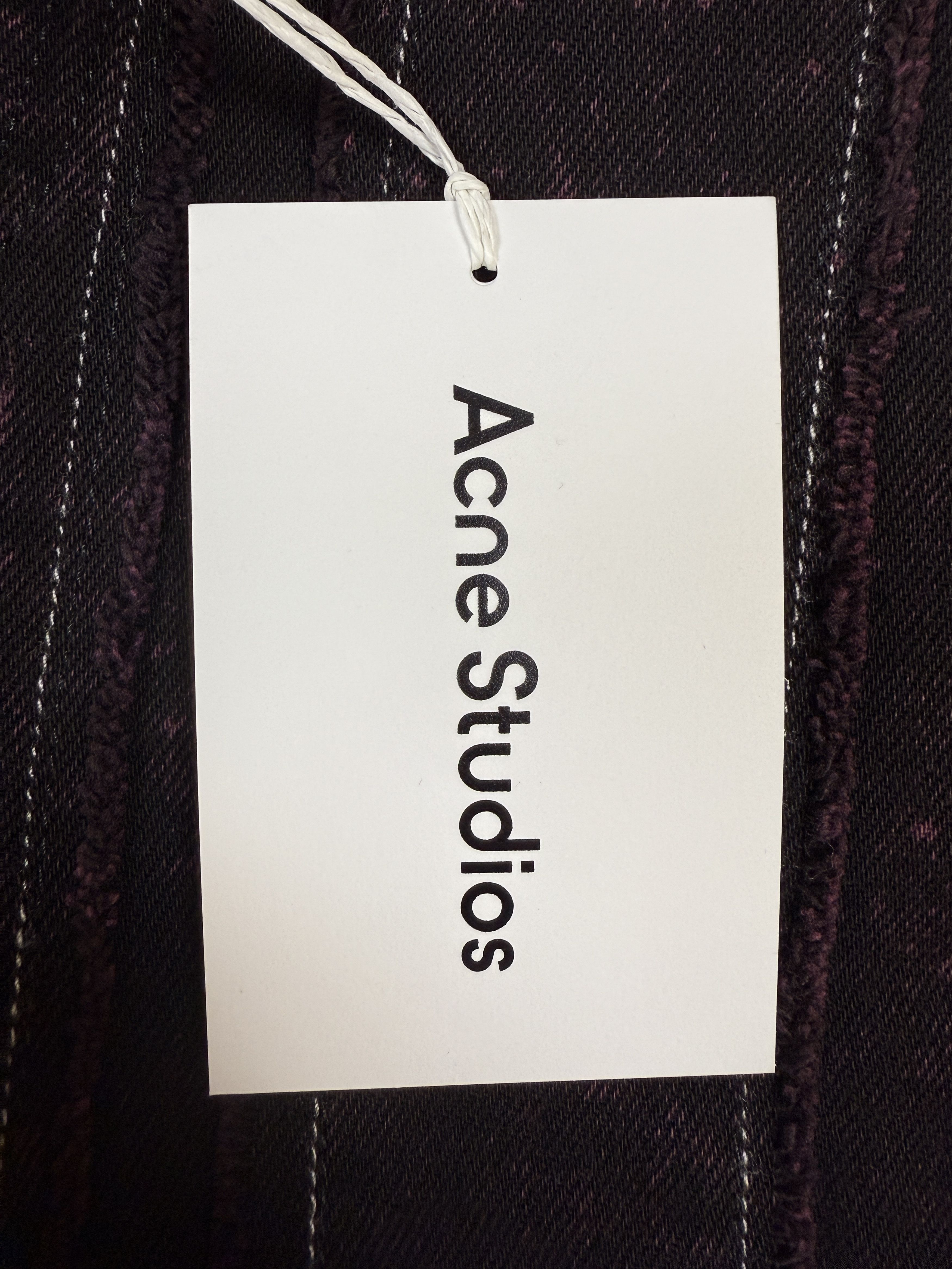 Acne Studios $950 Acne Studios Loose Fit Distressed Striped Jeans Size 27" / US 4 / IT 40 - 11 Thumbnail