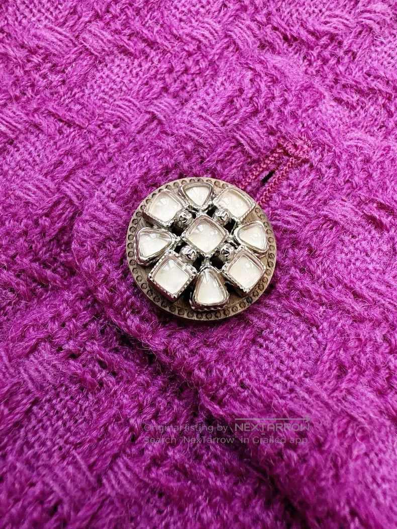 Chanel Chanel 19K snow series purple wool tweed coat Size XS / US 0-2 / IT 36-38 - 3 Thumbnail