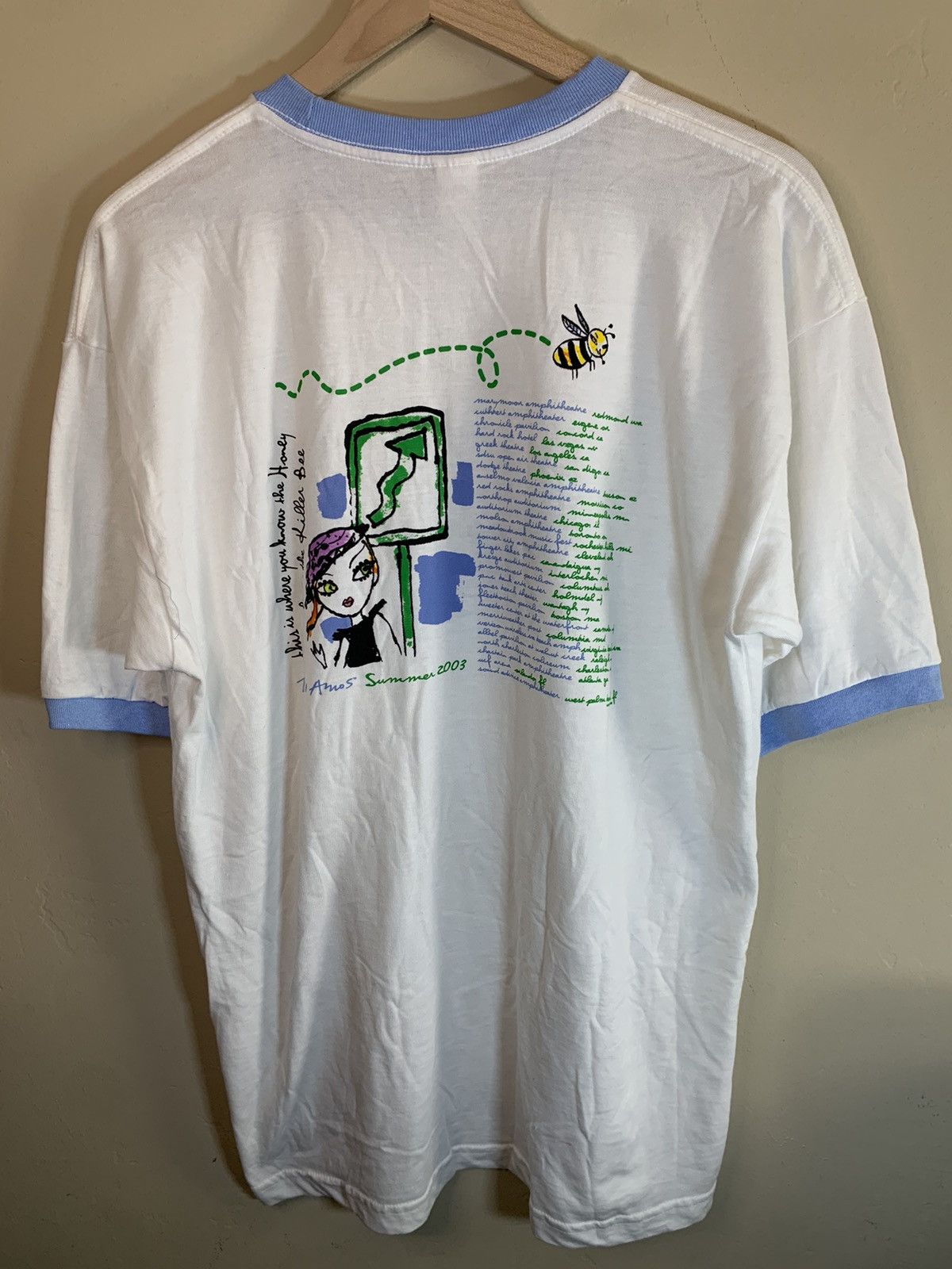 Band Tees × Vintage RARE Vintage Tori Amos I’m Glad You’re On My Side Tour Shirt Size US XL / EU 56 / 4 - 2 Thumbnail