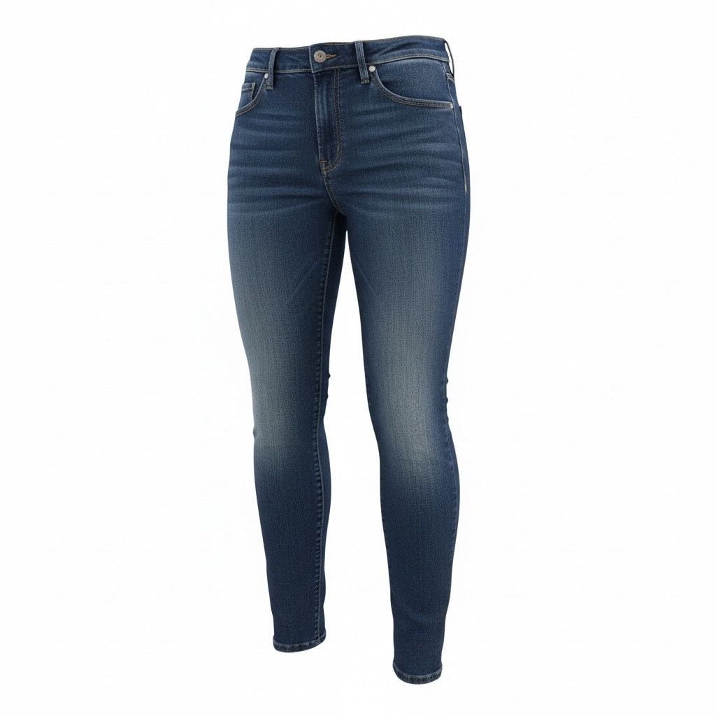 American Eagle Outfitters American Eagle Women’s Slim Straight Jeans Size 14 Dark Wash Size 36" / US 14 / IT 50 - 1 Thumbnail