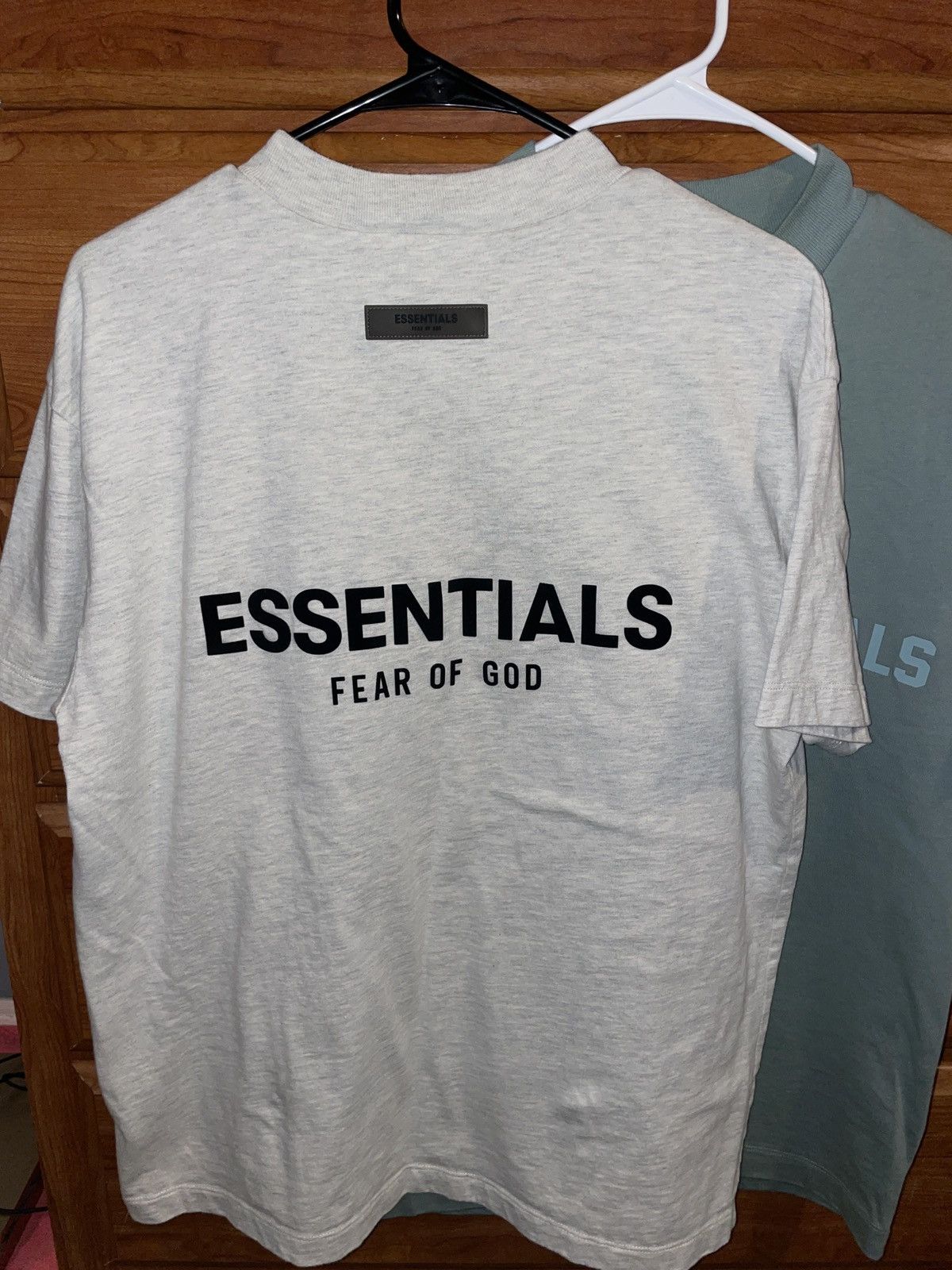 image of Two Fear Of God Essentials T-Shirts in Beige, Men's (Size XS)
