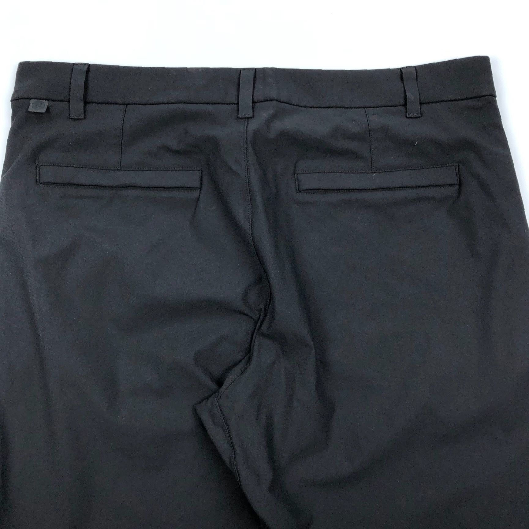Lululemon Lululemon Commission Pants Mens 36x33 Black Chino Casual 5-Pocket Design Logo Stretch Modern City Mens Size US 36 / EU 52 - 4 Thumbnail