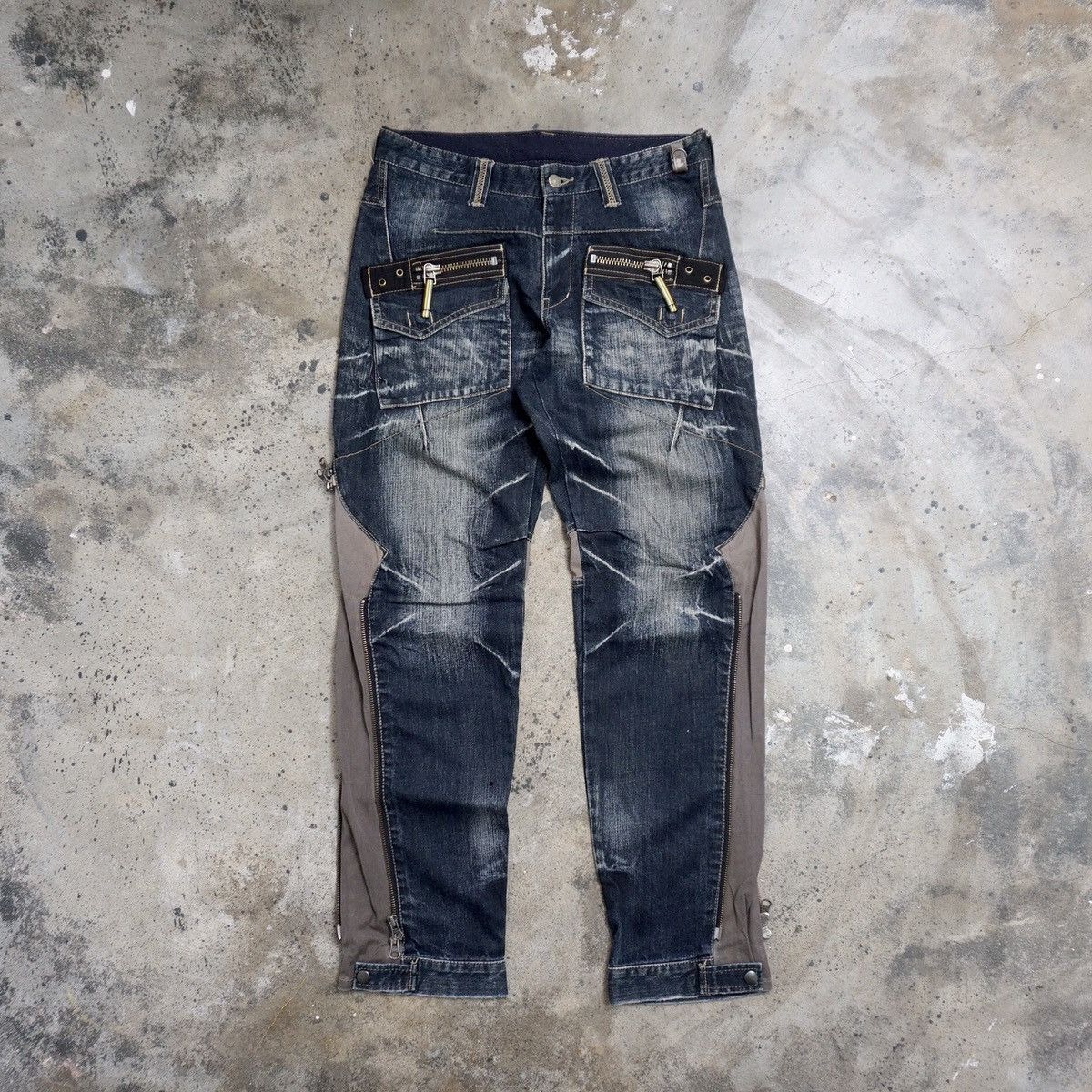 PPFM PPFM multi zipper Jeans Size US 32 / EU 48 - 4 Thumbnail