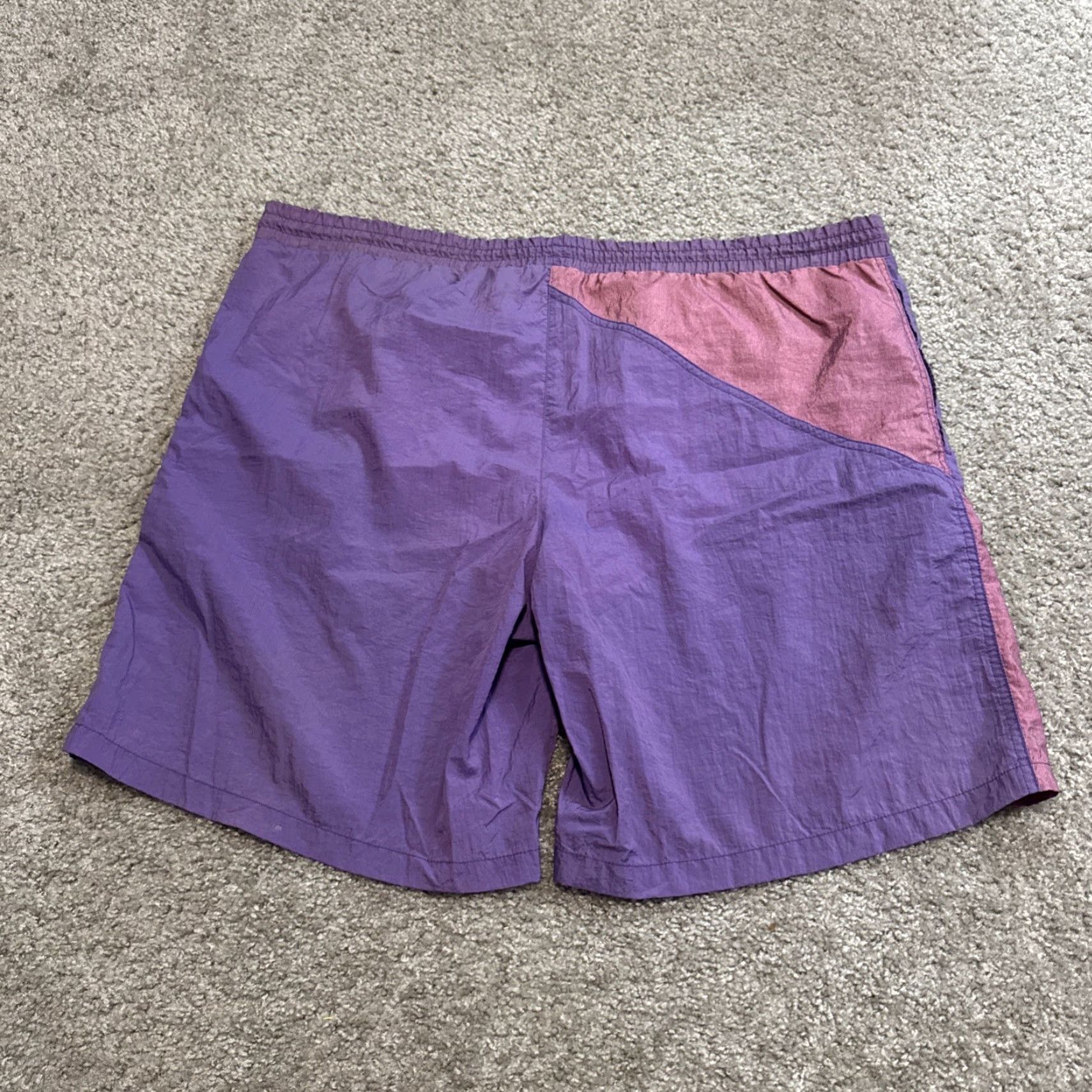 Adidas VINTAGE Adidas Sportswear Purple Bathing Suit Board Swim Shorts Mens XL Size US 36 / EU 52 - 6 Thumbnail