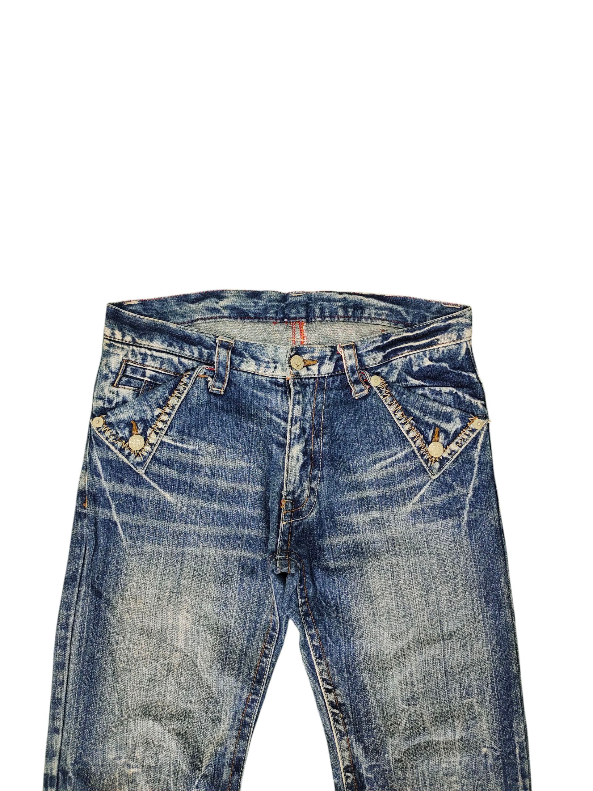 Comme des Garcons × Undercover Vintage Japanese Denim Clawmark Buckle Back Denim Jeans Size US 32 / EU 48 - 3 Thumbnail
